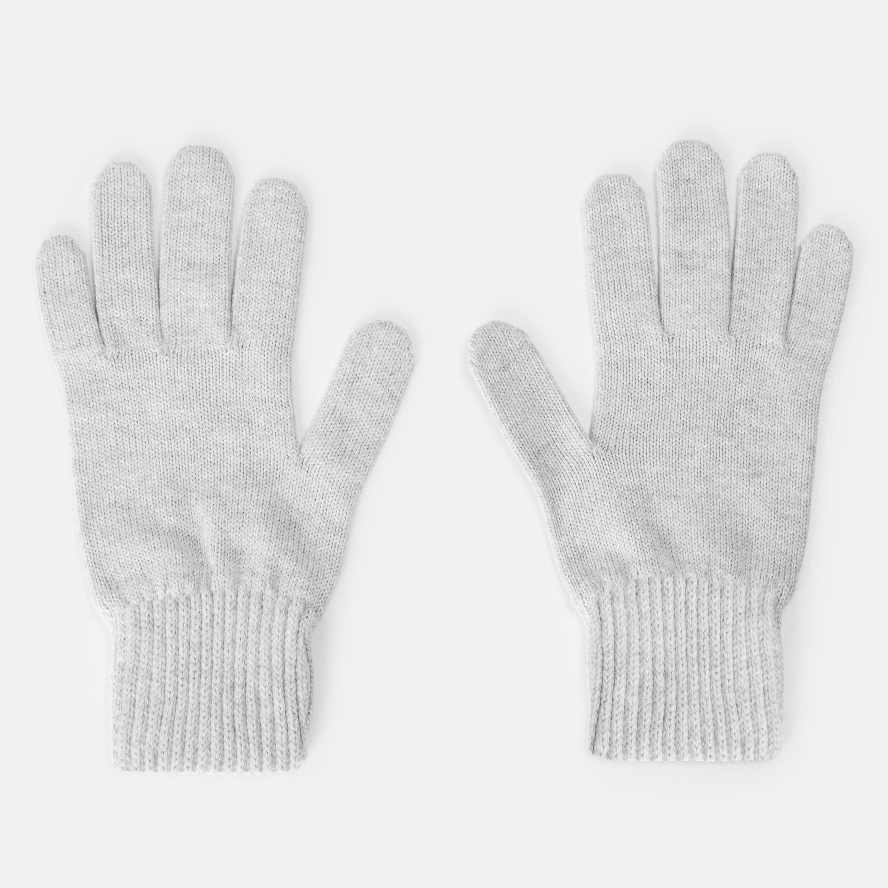 Grigio - Tommy Jeans - Women's Flag Knitted Gloves - 2