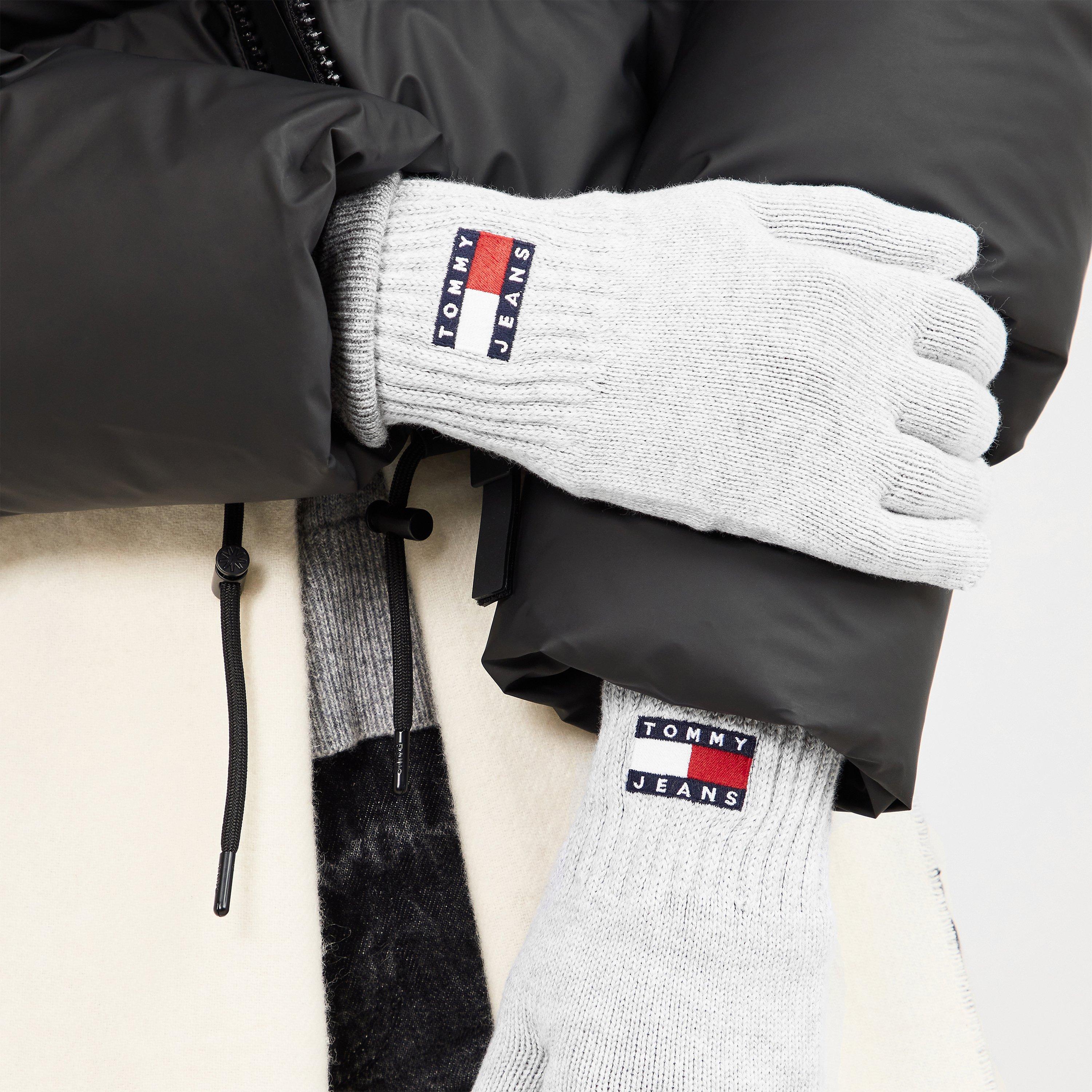 Grigio - Tommy Jeans - Women's Flag Knitted Gloves - 3