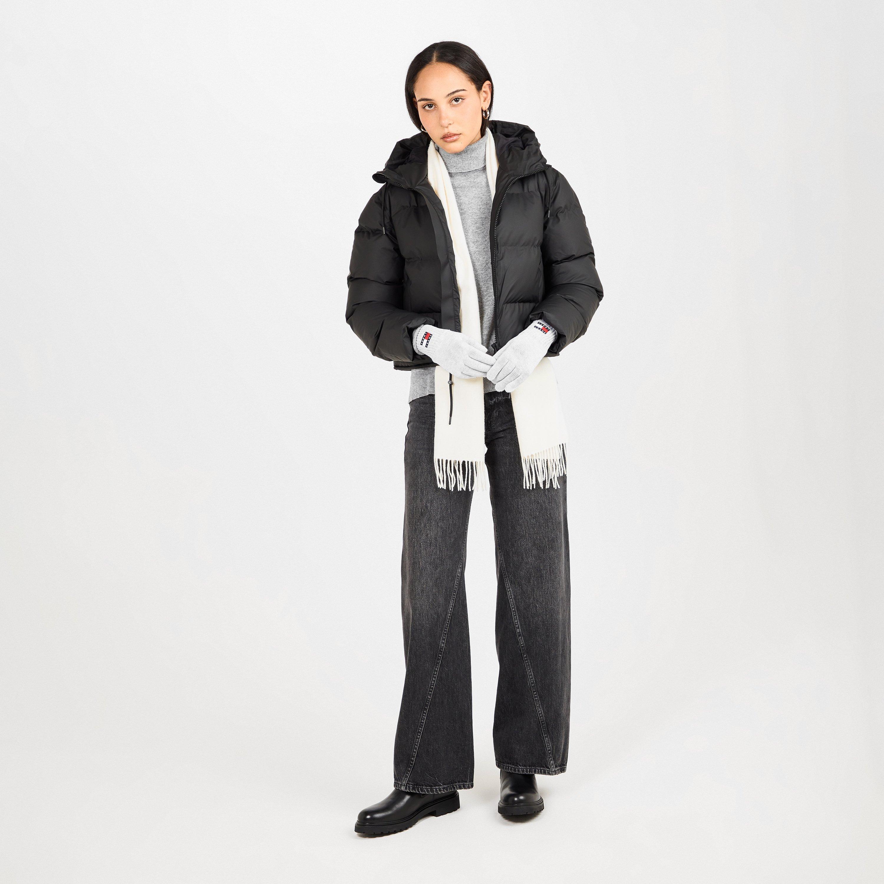 Grigio - Tommy Jeans - Women's Flag Knitted Gloves - 4