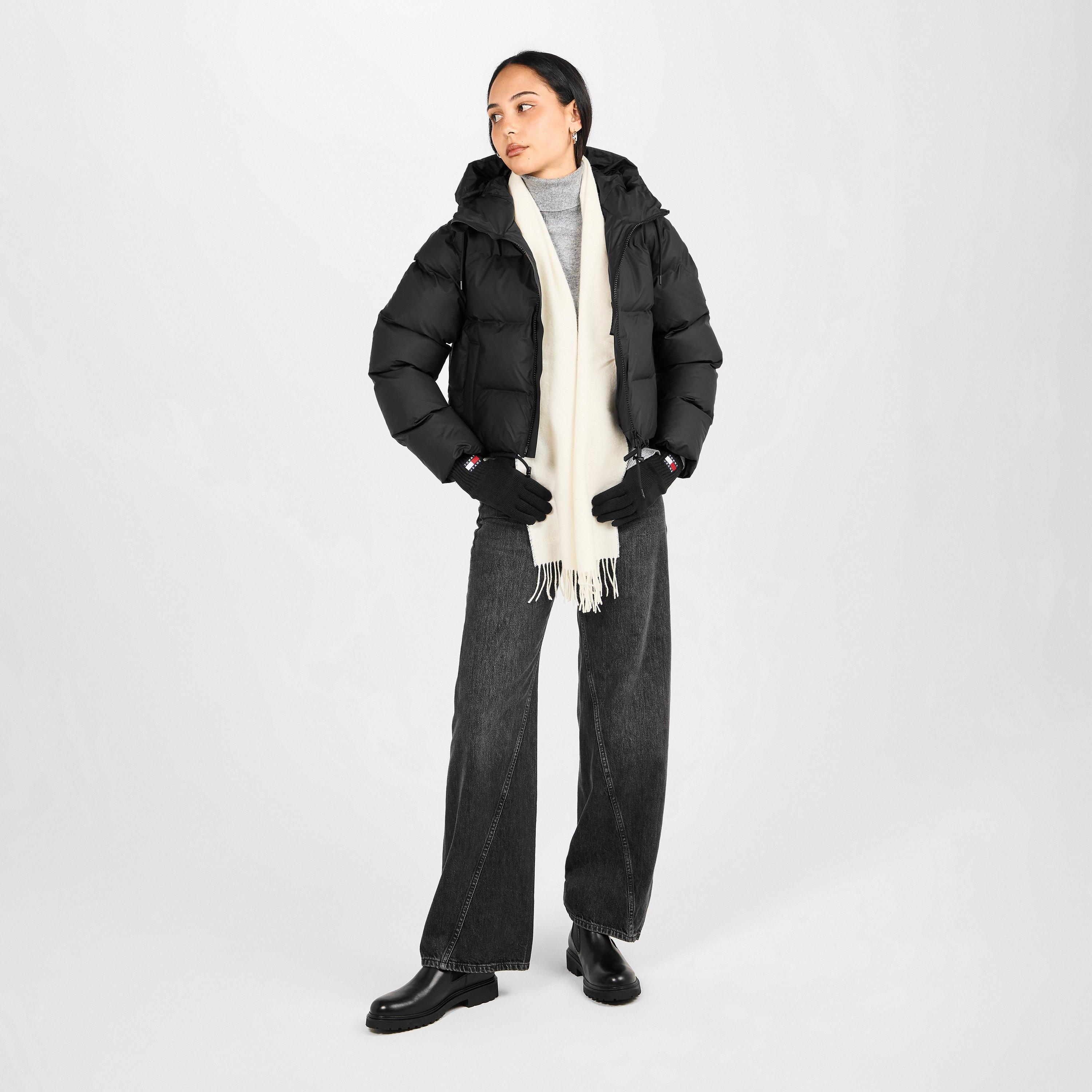 Black - Tommy Jeans - Women's Flag Knitted Gloves - 4