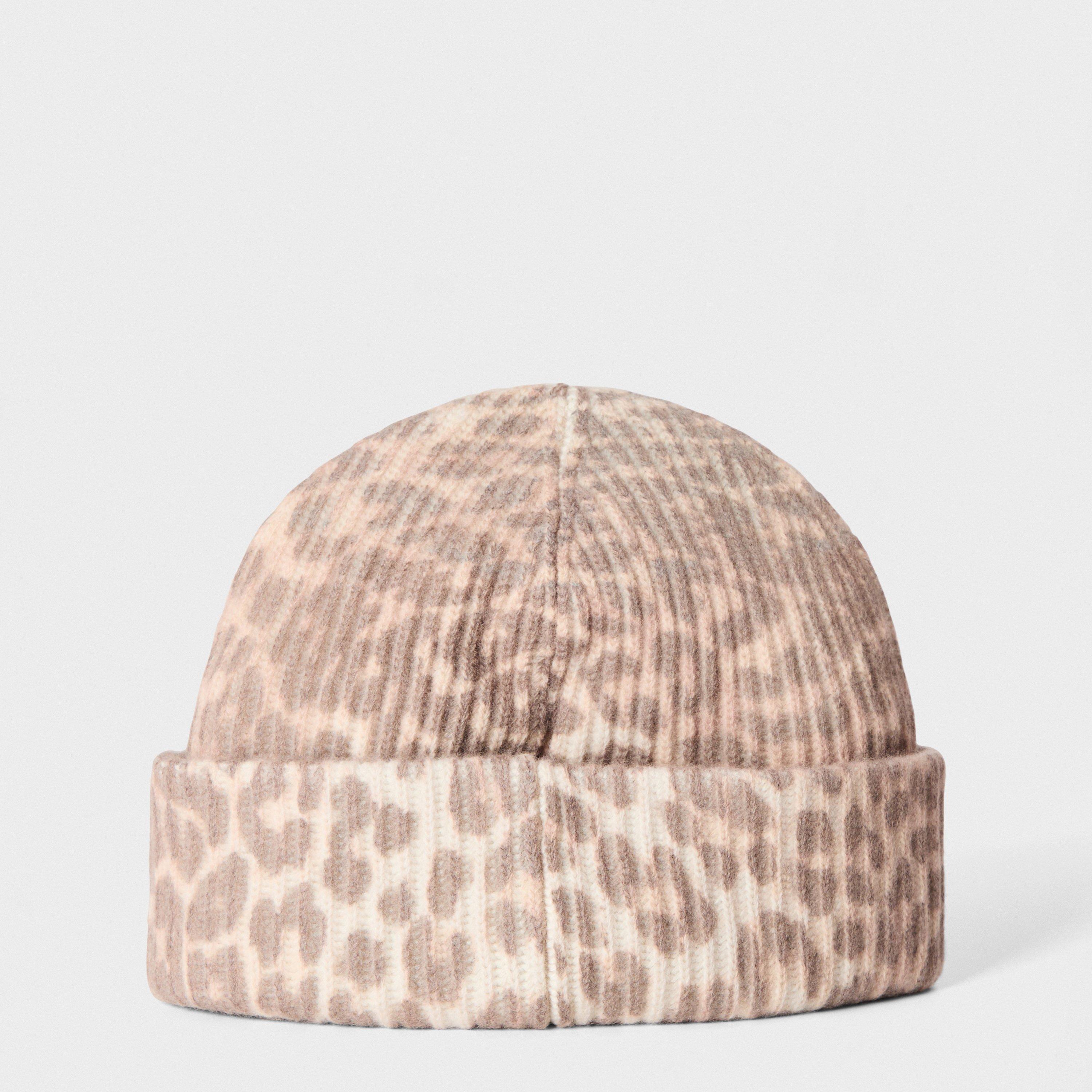 Leopard - Ganni - Ganni Leopard Beanie Ld54 - 2