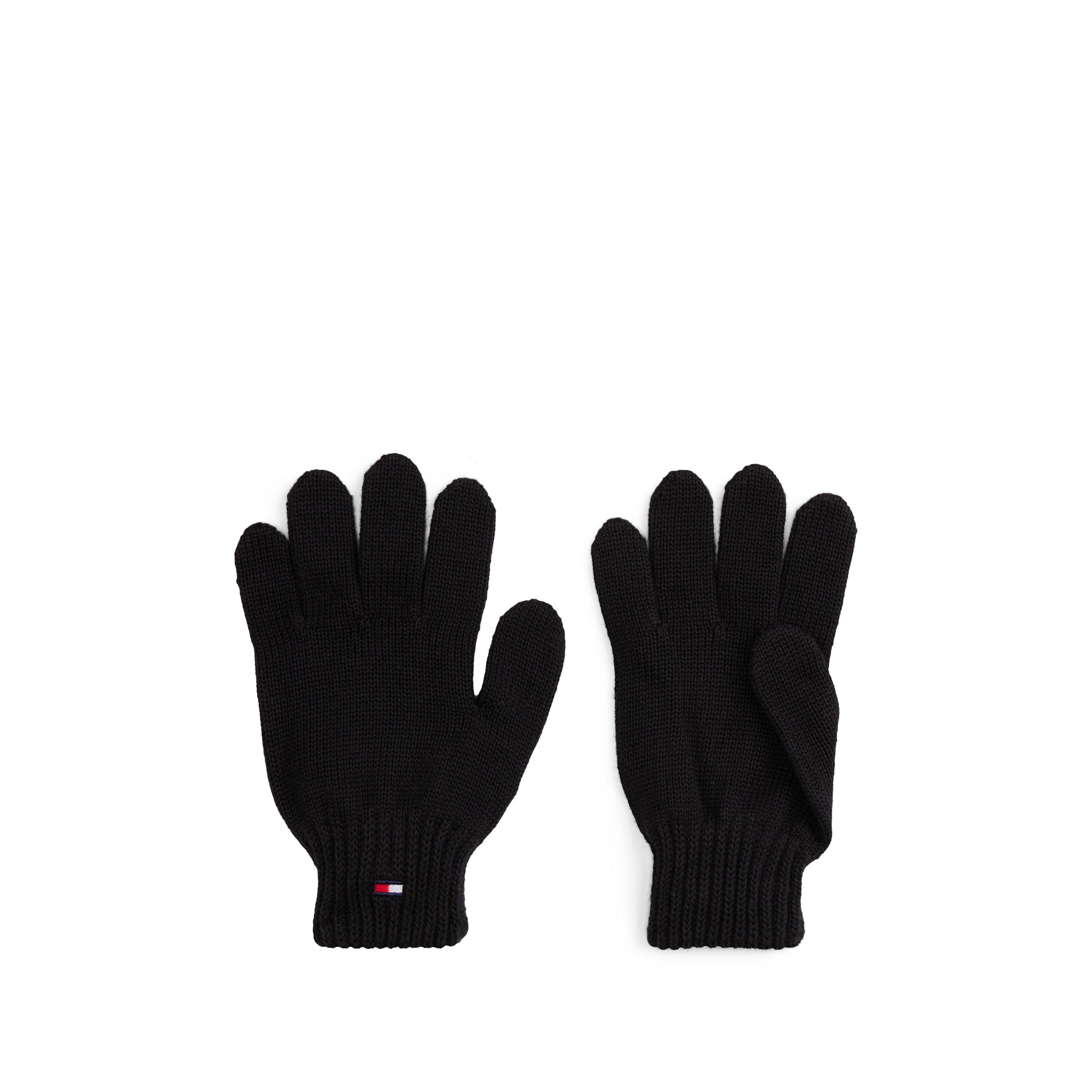 Tommy Hilfiger  Kids Kids' Small Flag Knitted Gloves - Black Bds - L-XL