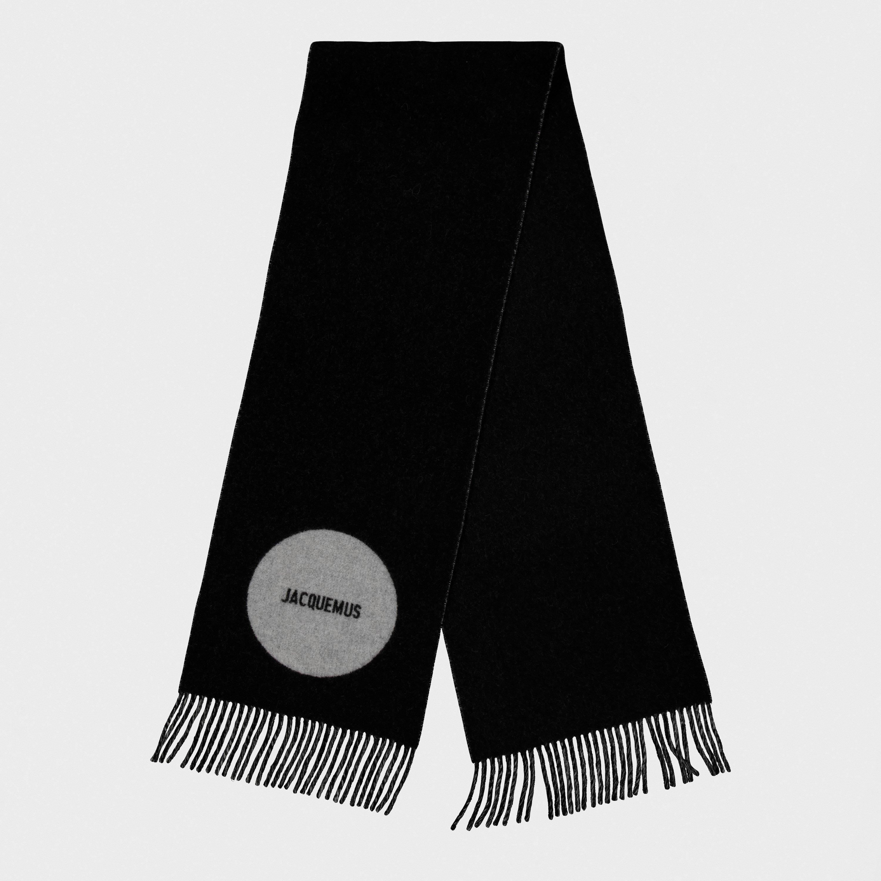 Black - Jacquemus - Men's Knitted Scarf - 1