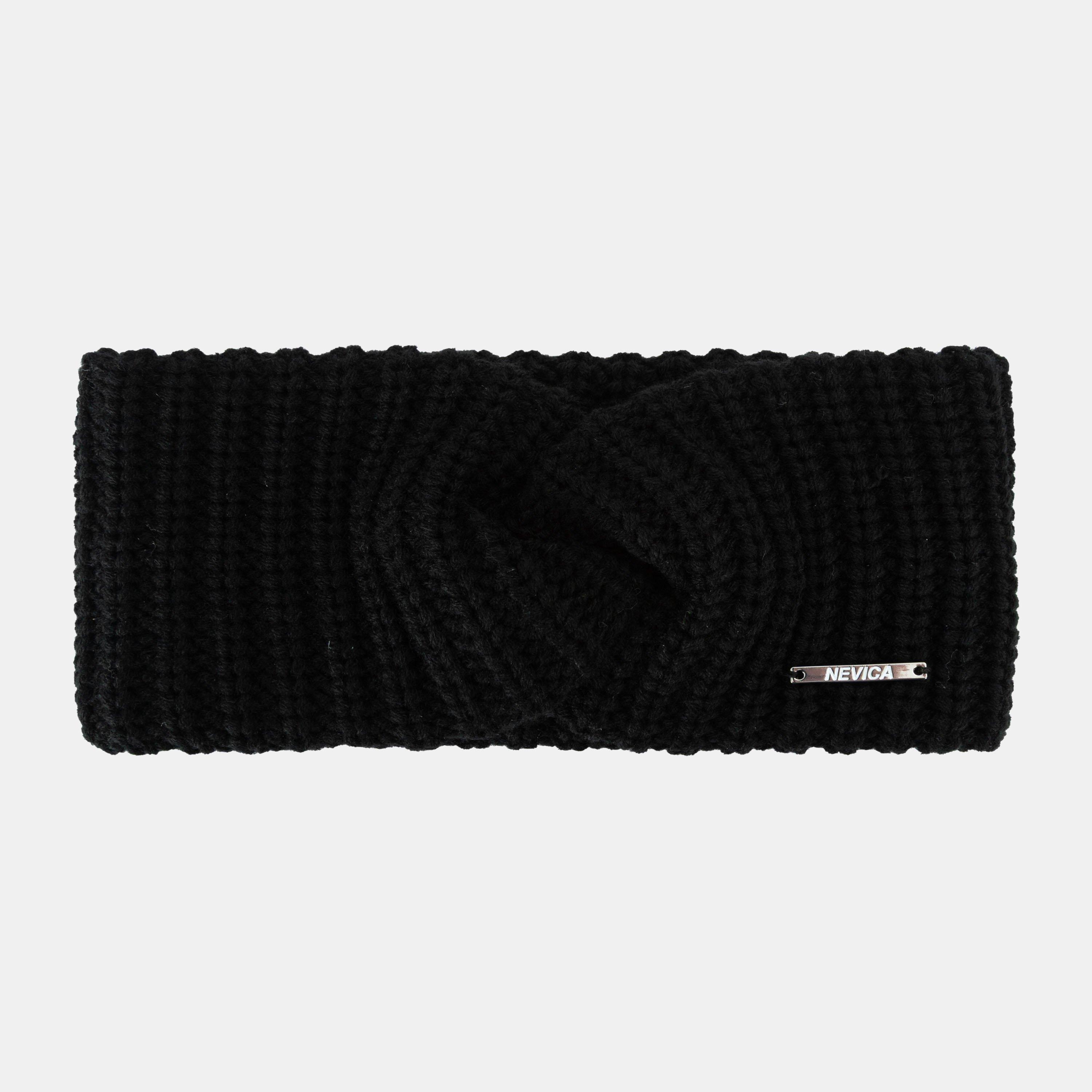 Black - Nevica - Meribel Knitted Head Band Womens - 1