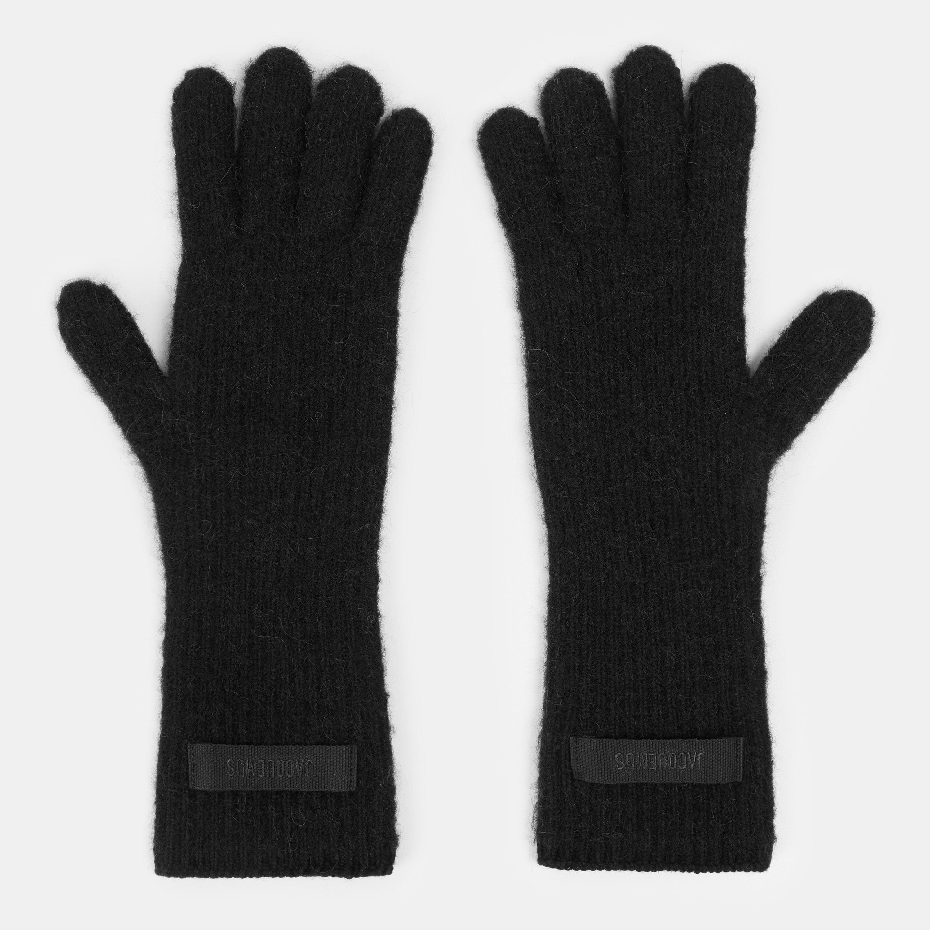 Black - Jacquemus - Men's Knitted Gloves - 2