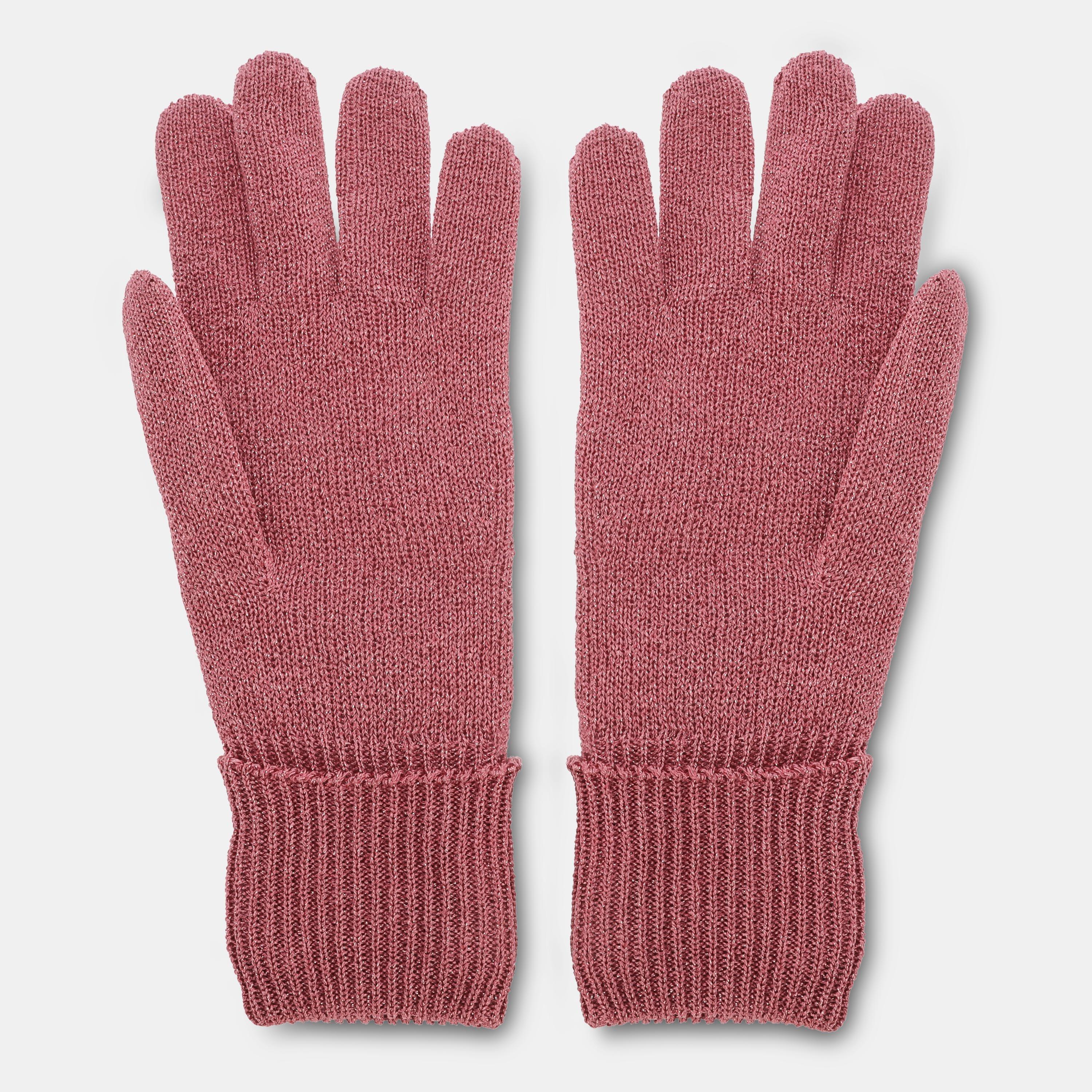Roseate/Yellow - Gucci - Women's Cashmere Gloves - 2