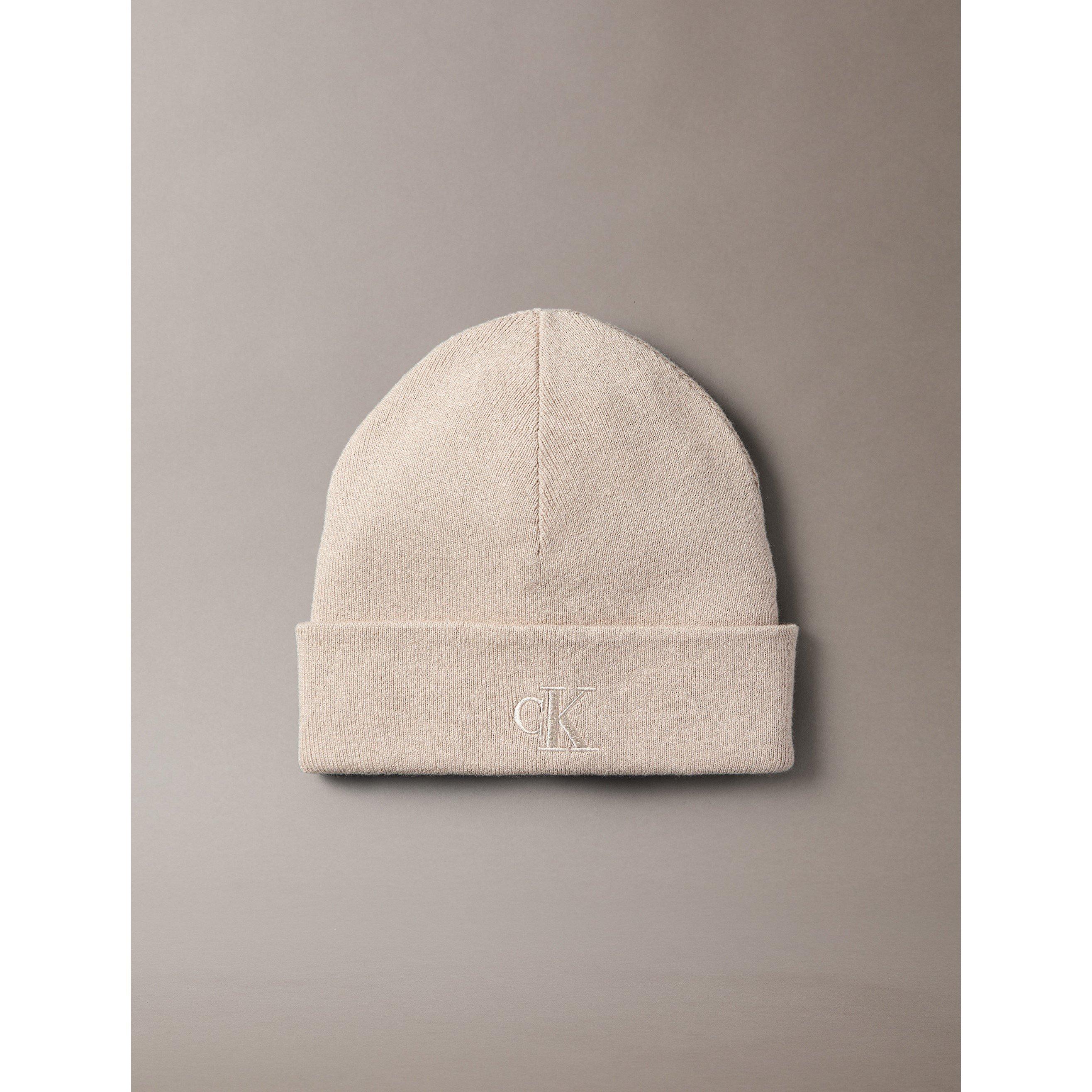 Beige - Calvin Klein - Women's Rib Beanies - 2