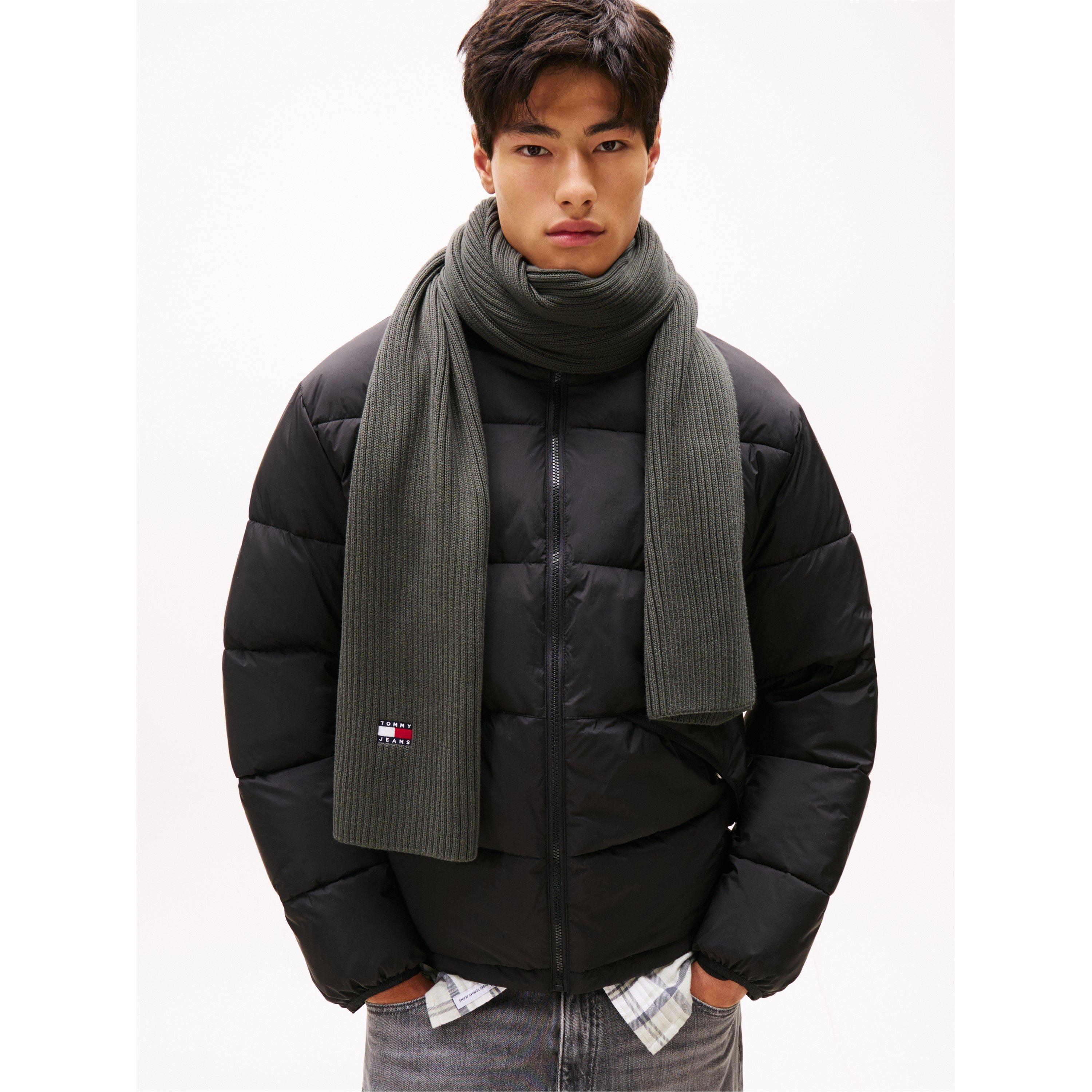 Pewter Green - Tommy Jeans - Heritage Rib-Knit Scarf - 2