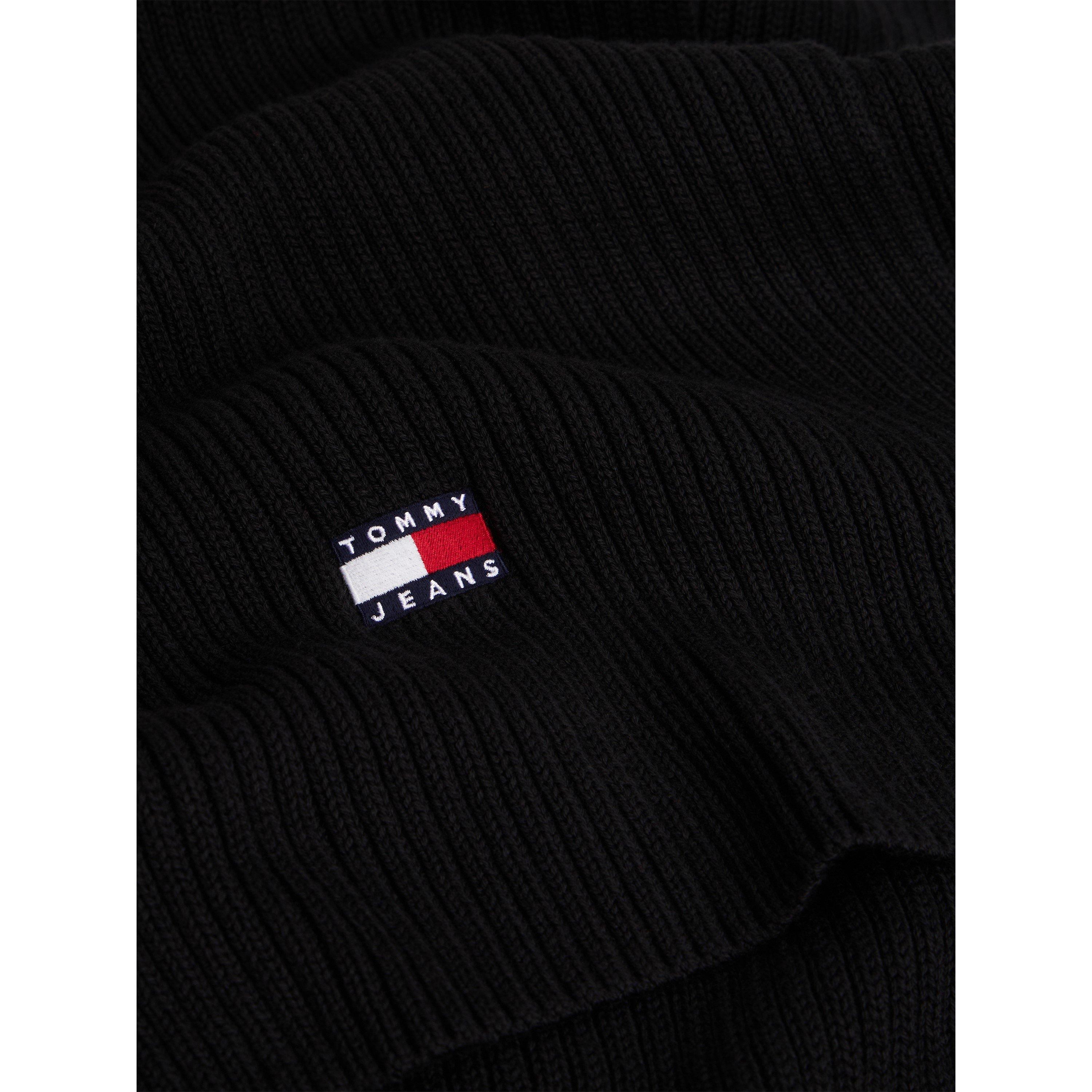 Black - Tommy Jeans - Heritage Rib-Knit Scarf - 3
