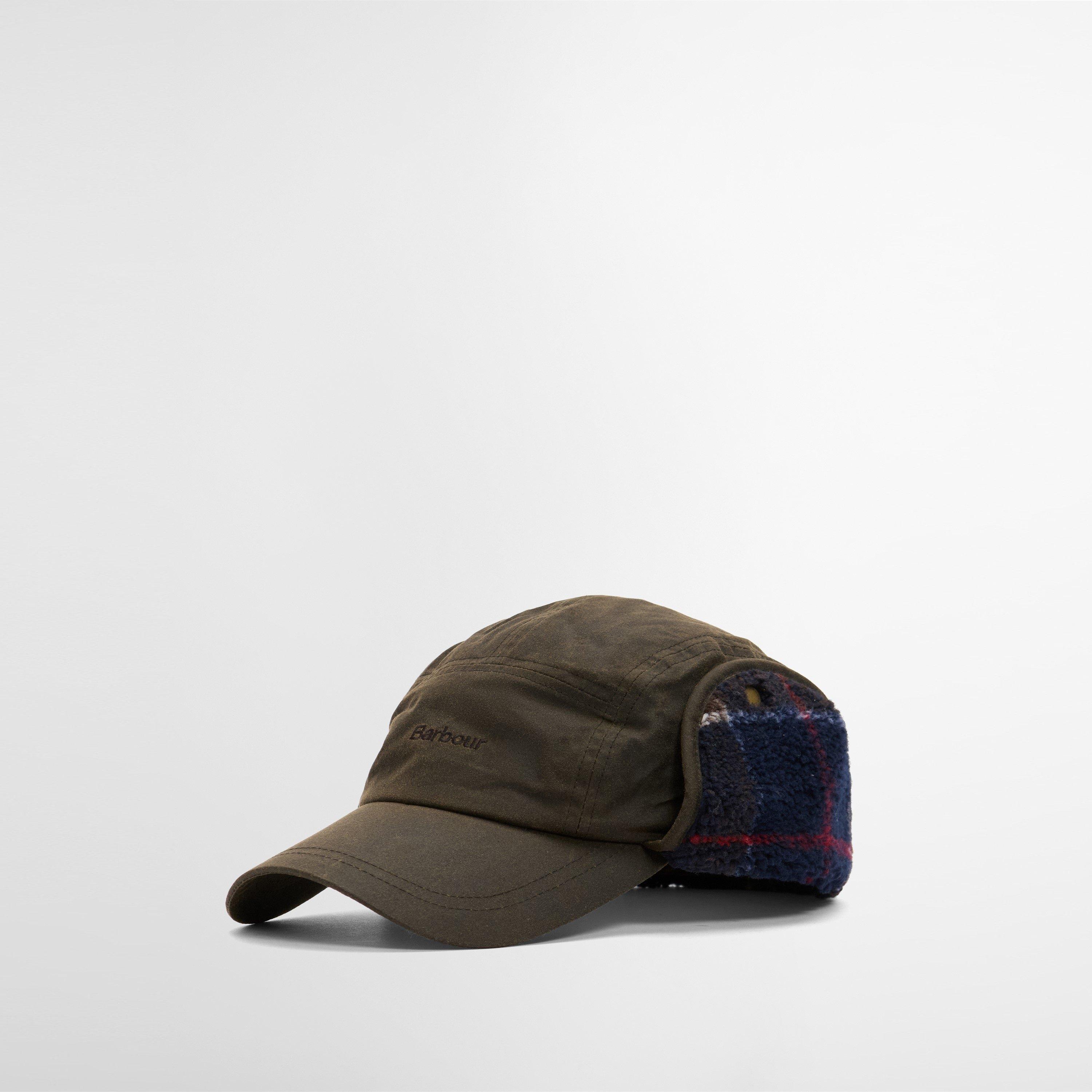 Barbour Unisex Green Lonnen Carpenter Cap (Olive - M) - Size M - Image 2