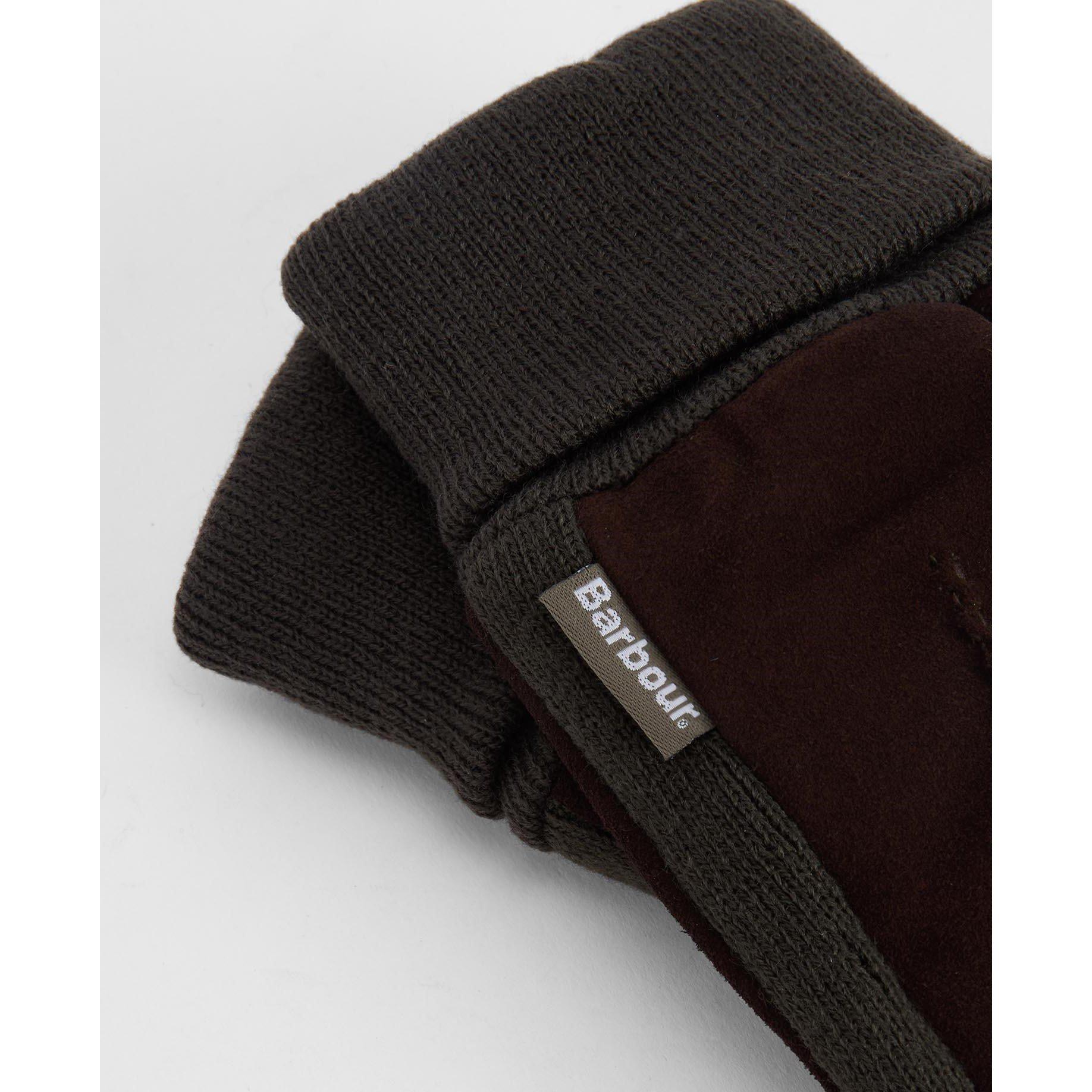 Brown/Olive - Barbour - Magnus Gloves - 4