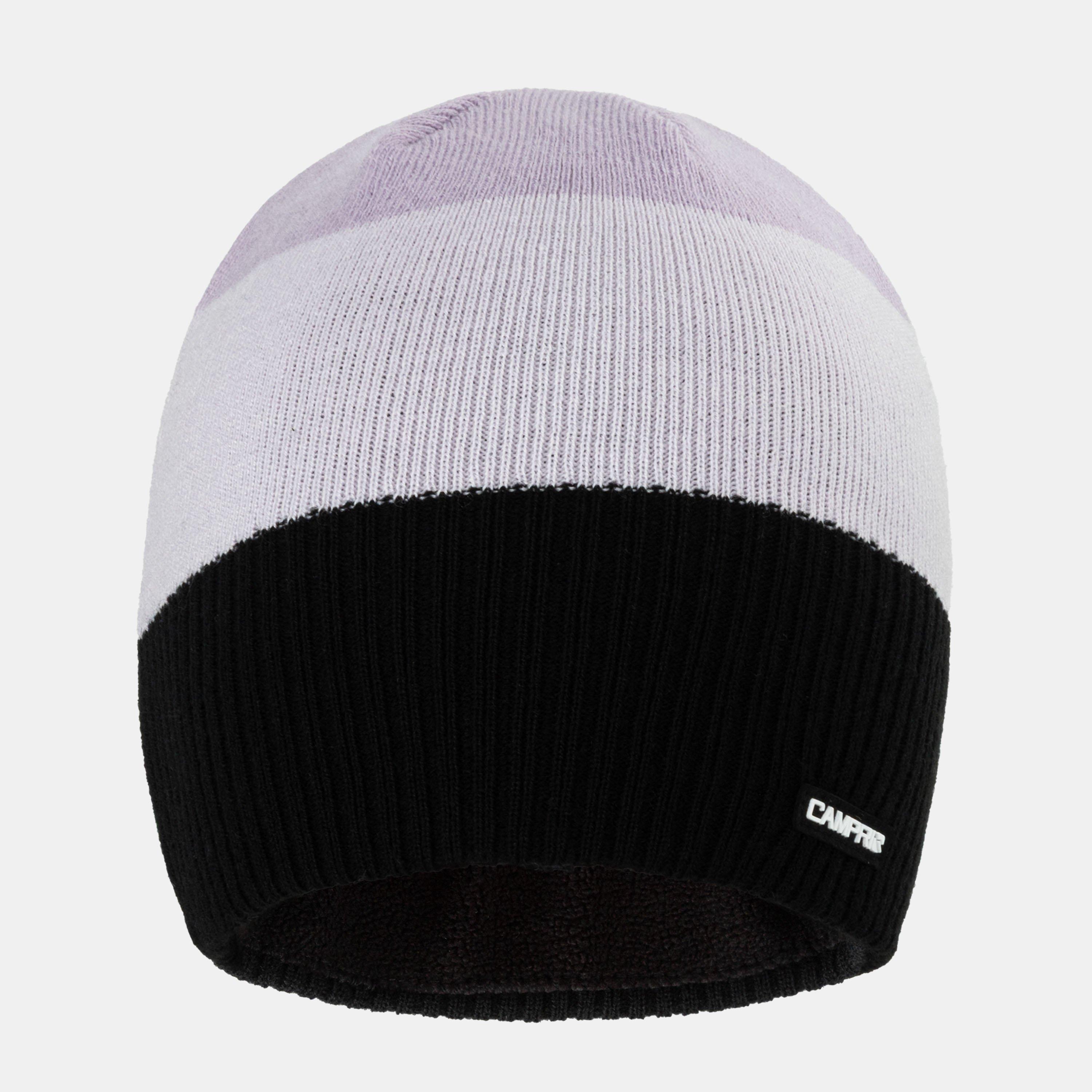 Black/Lilac - Campri - Raise Beanie Womens - 1