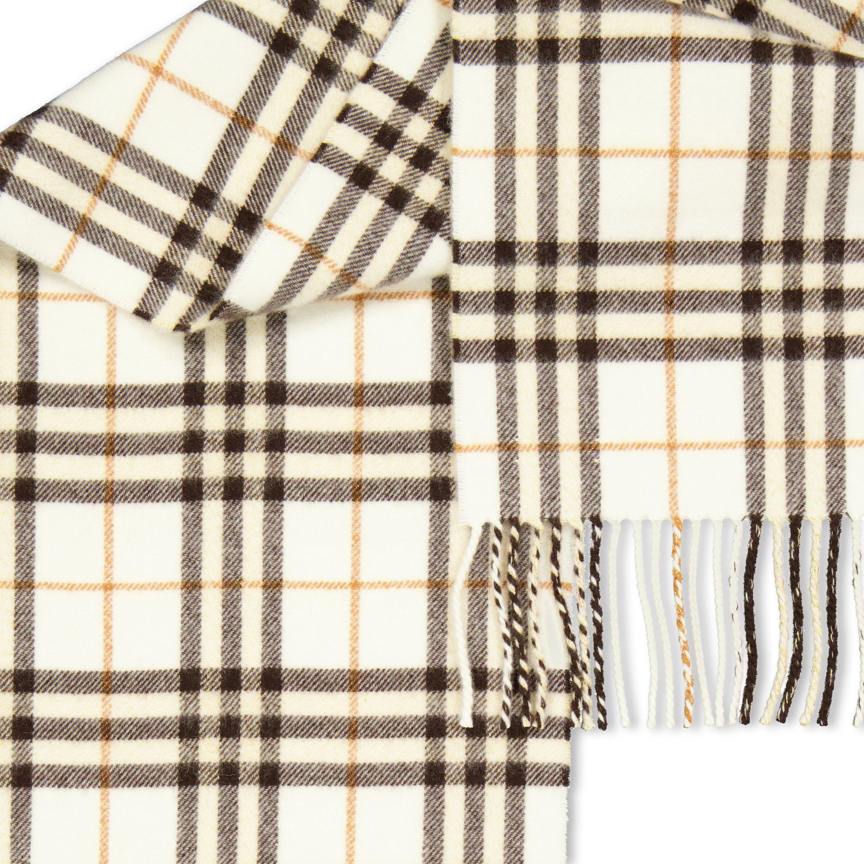 Pebble White - Burberry - Burb Sparkle Scarf 64 - 2