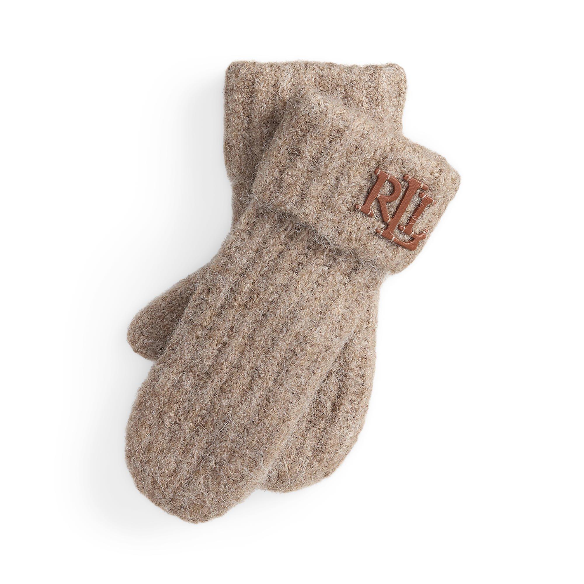 Lauren by Ralph Lauren Women's Gloves - TAUPE - Medium