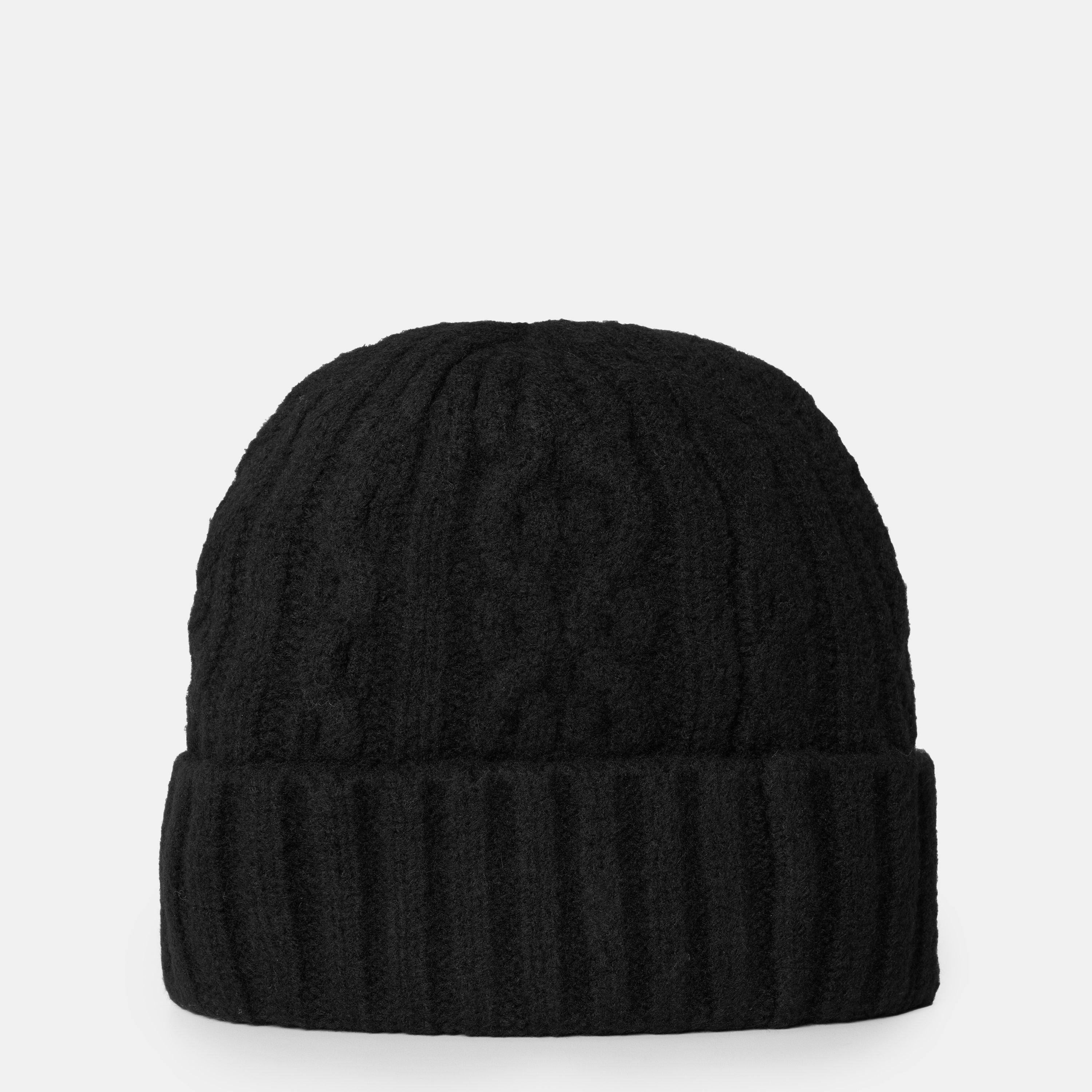 BLACK - Coach - Women's Embroidered Cable Knitted Beanie - 2