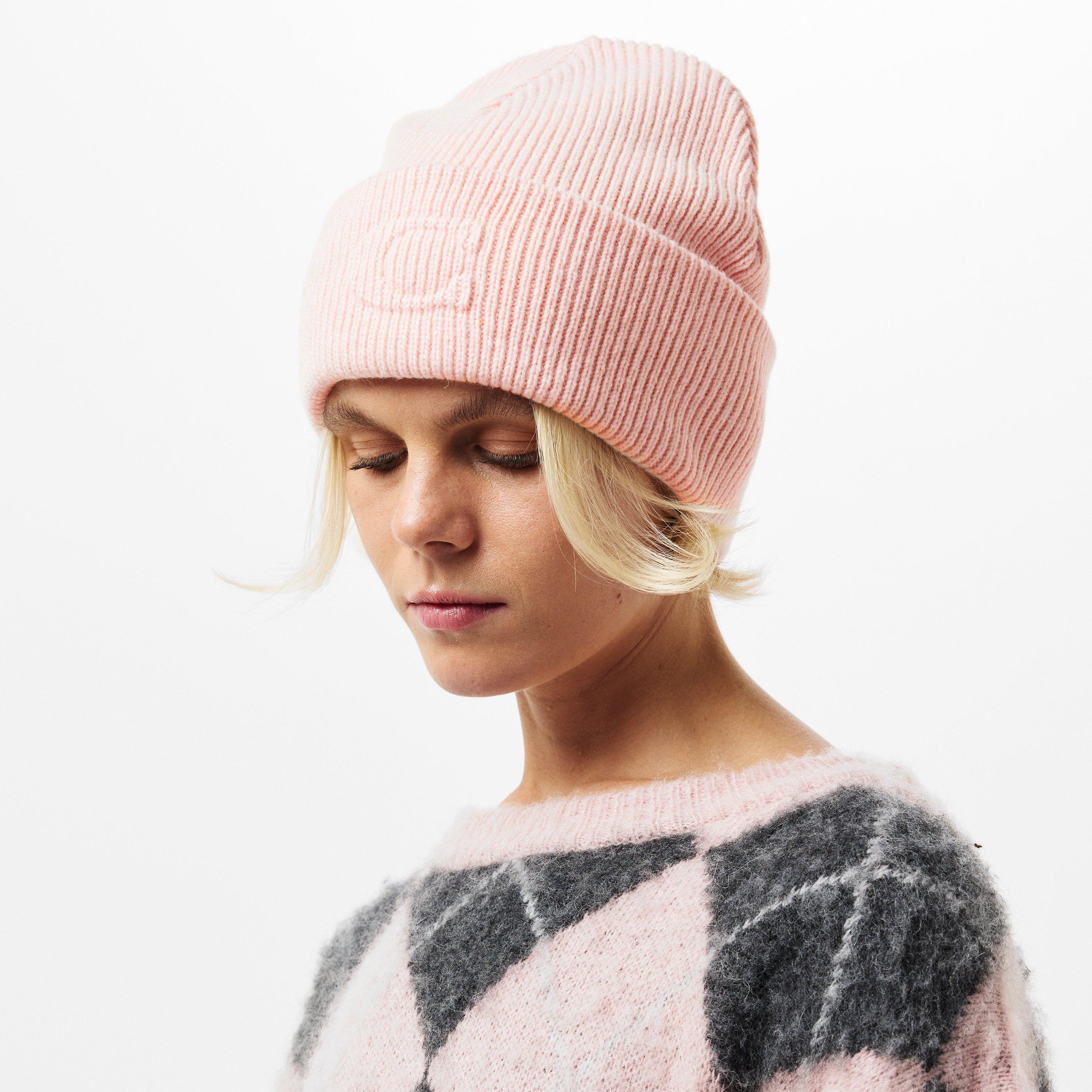 PEACH - Coach - EMBOSSED C KNIT BEANIE - 3