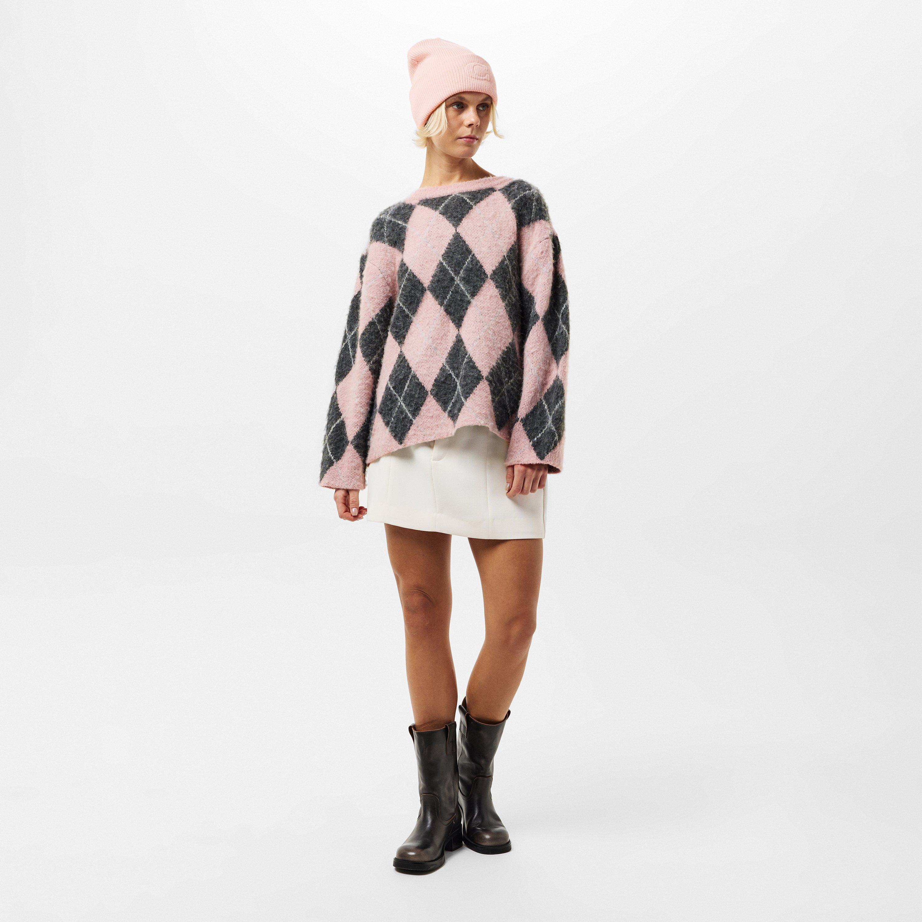 PEACH - Coach - EMBOSSED C KNIT BEANIE - 5