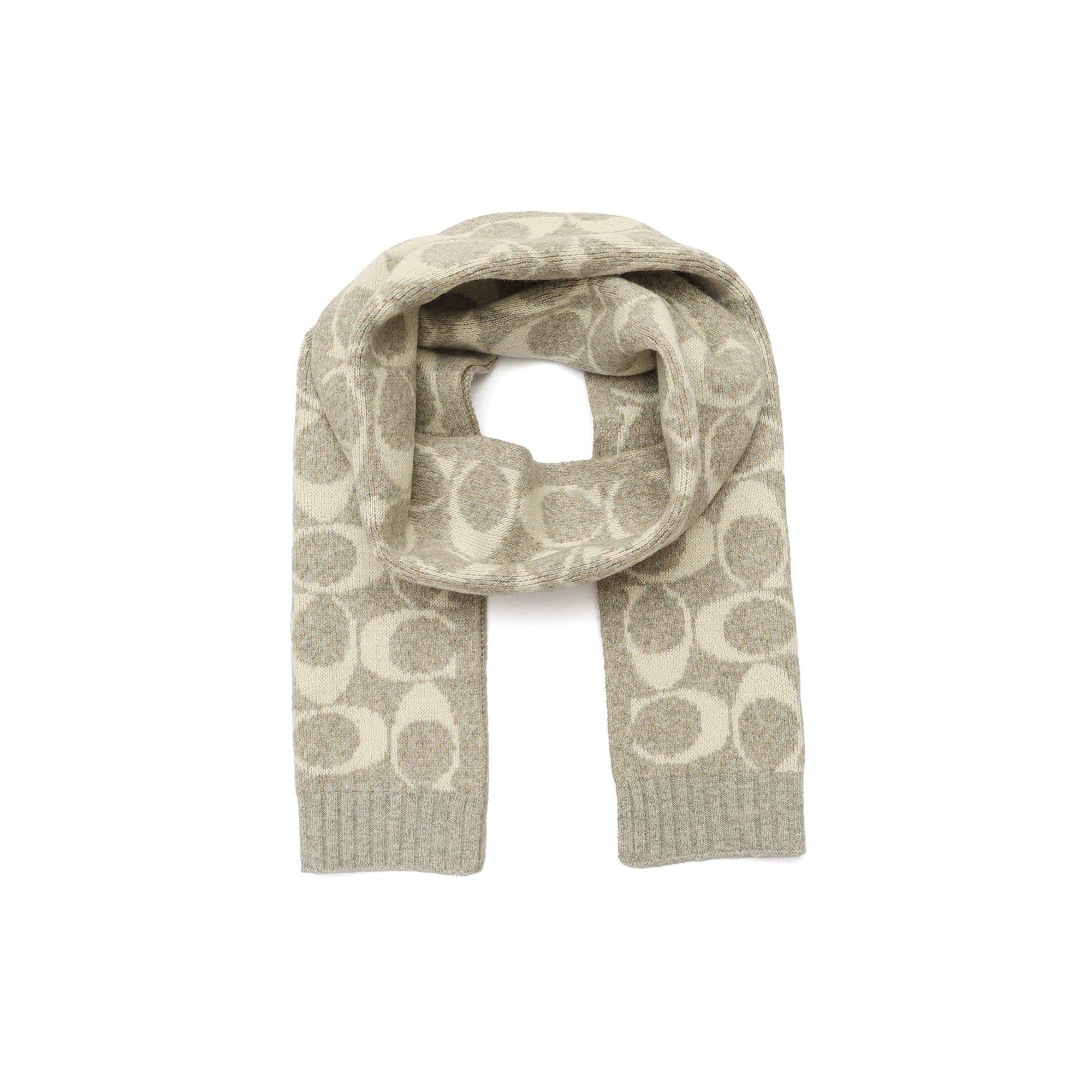 GREY BIRCH - Coach - COACH JUMBO SIGNATURE C SCARF - 3