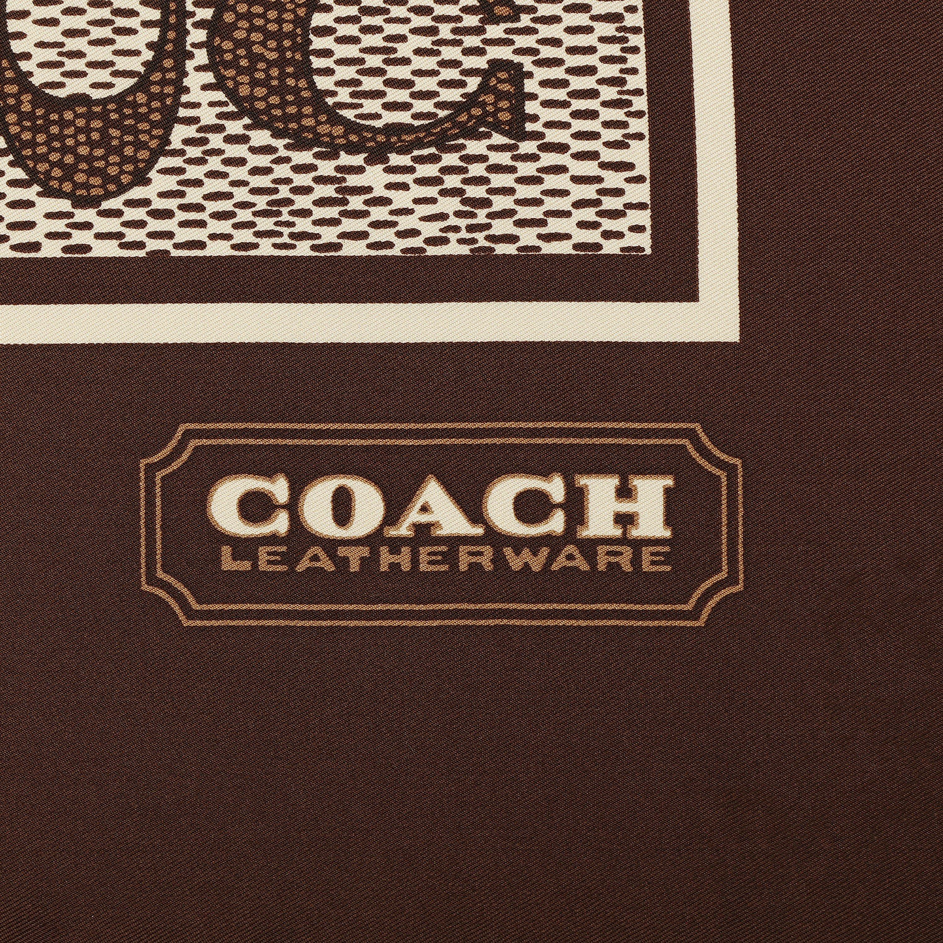 MAPLE - Coach - TEXTURED SIGNATURE C PRINTED SILK SQUARE - 4
