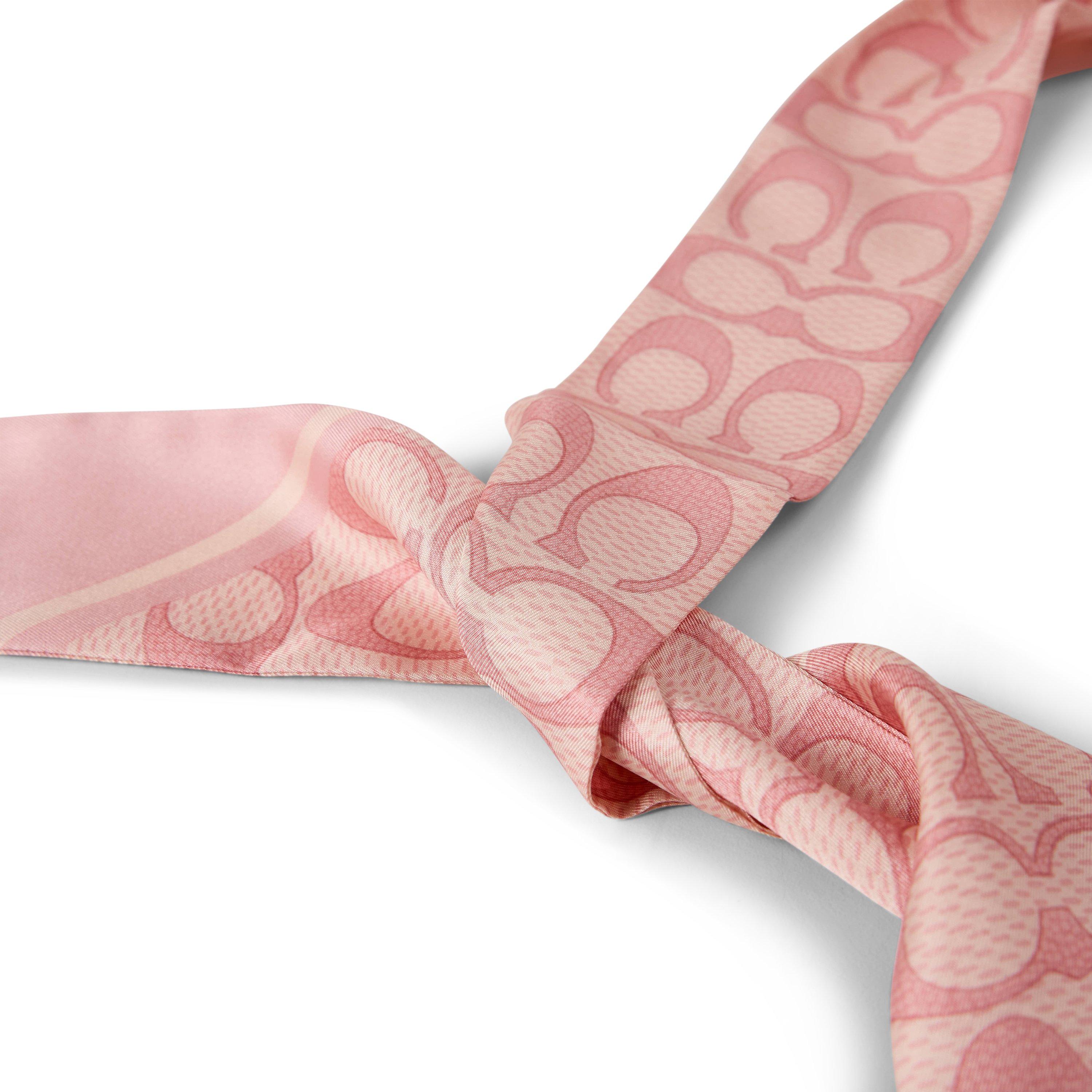 soft pink - Coach - TEXTURED SIGNATURE C PRINTED SILK SKINNY - 2