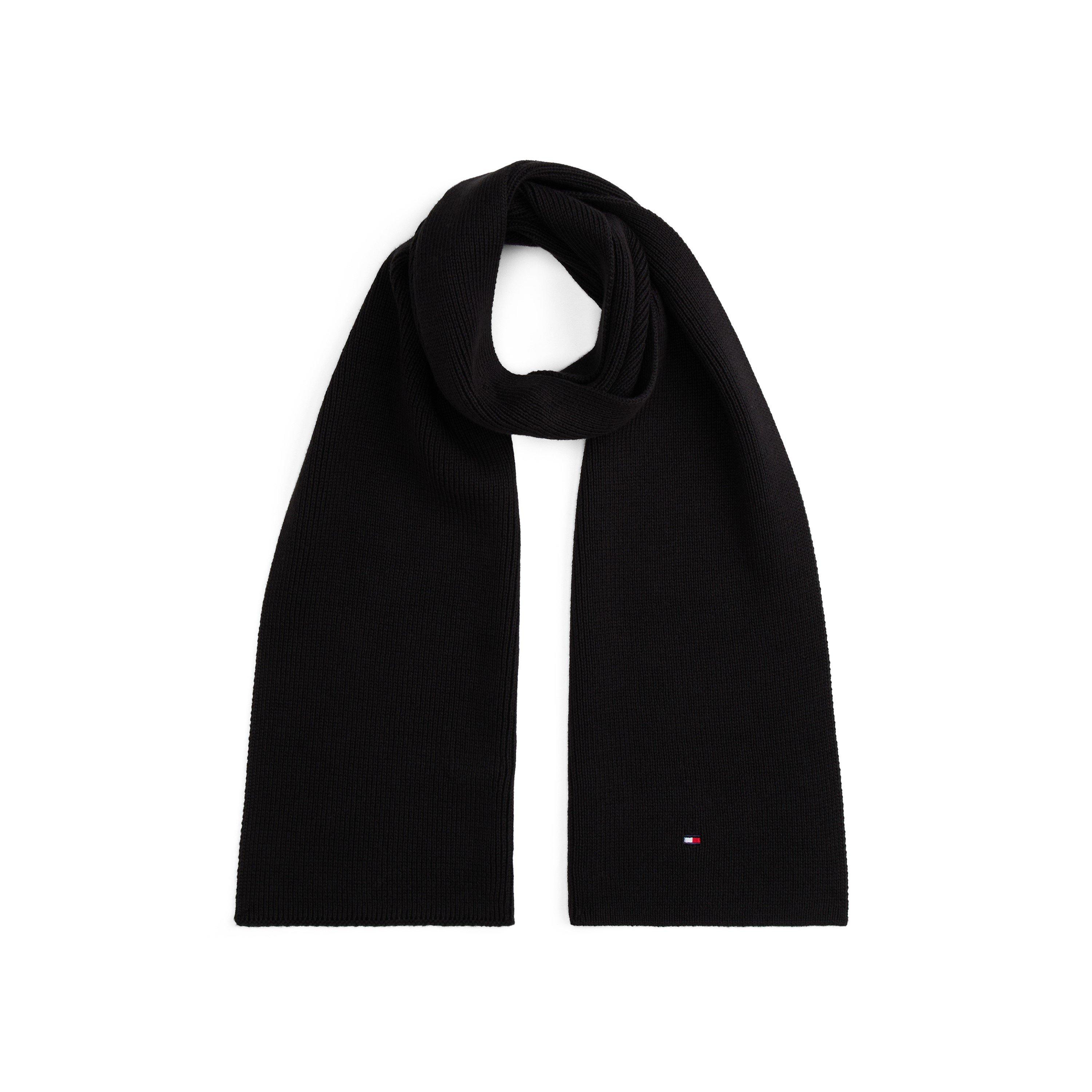 Tommy Hilfiger  Kids Kids Small Flag Knitted Scarf - Black Bds - Junior