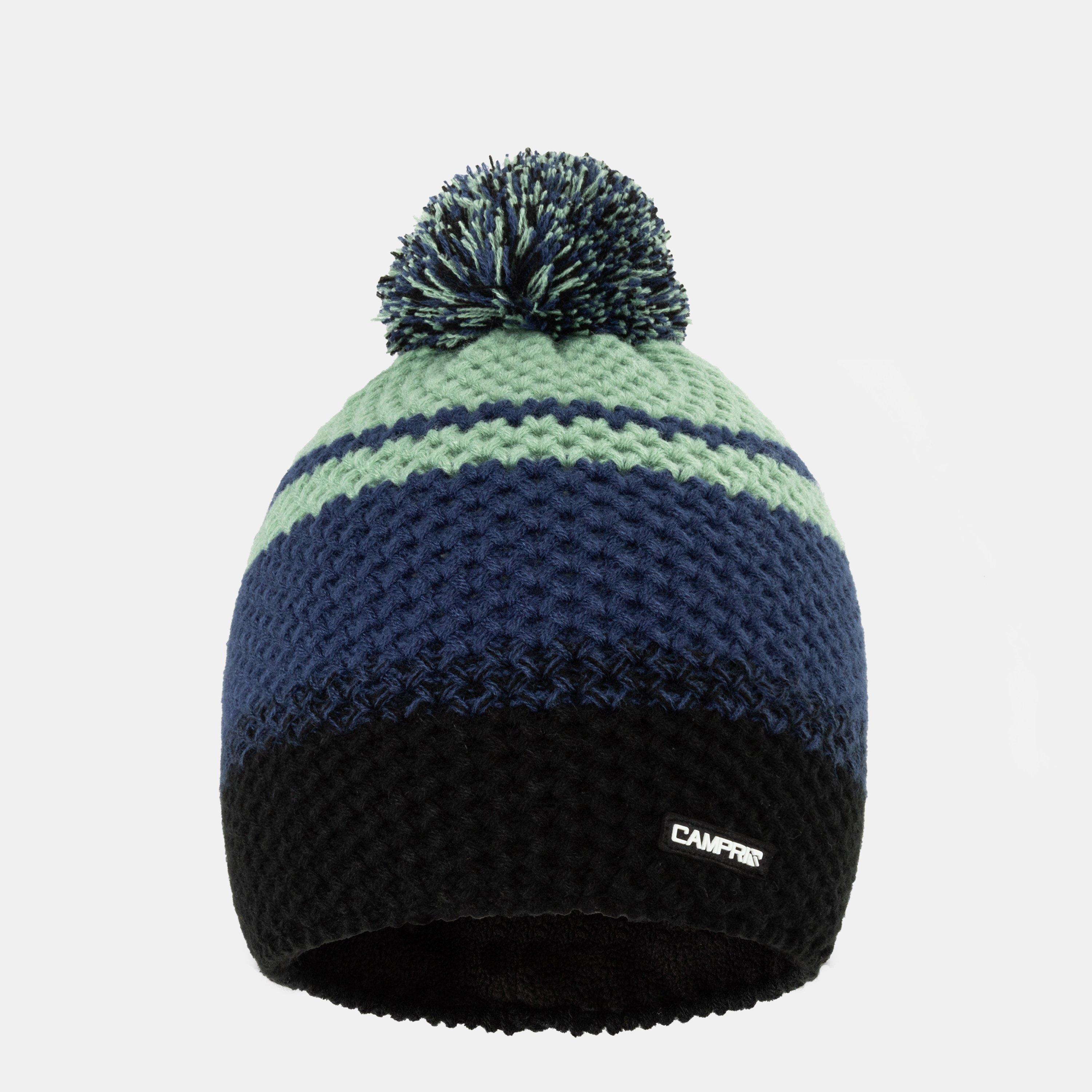 Campri  Kids Raise Striped Pom-Pom Acrylic Beanie - Boys - Junior