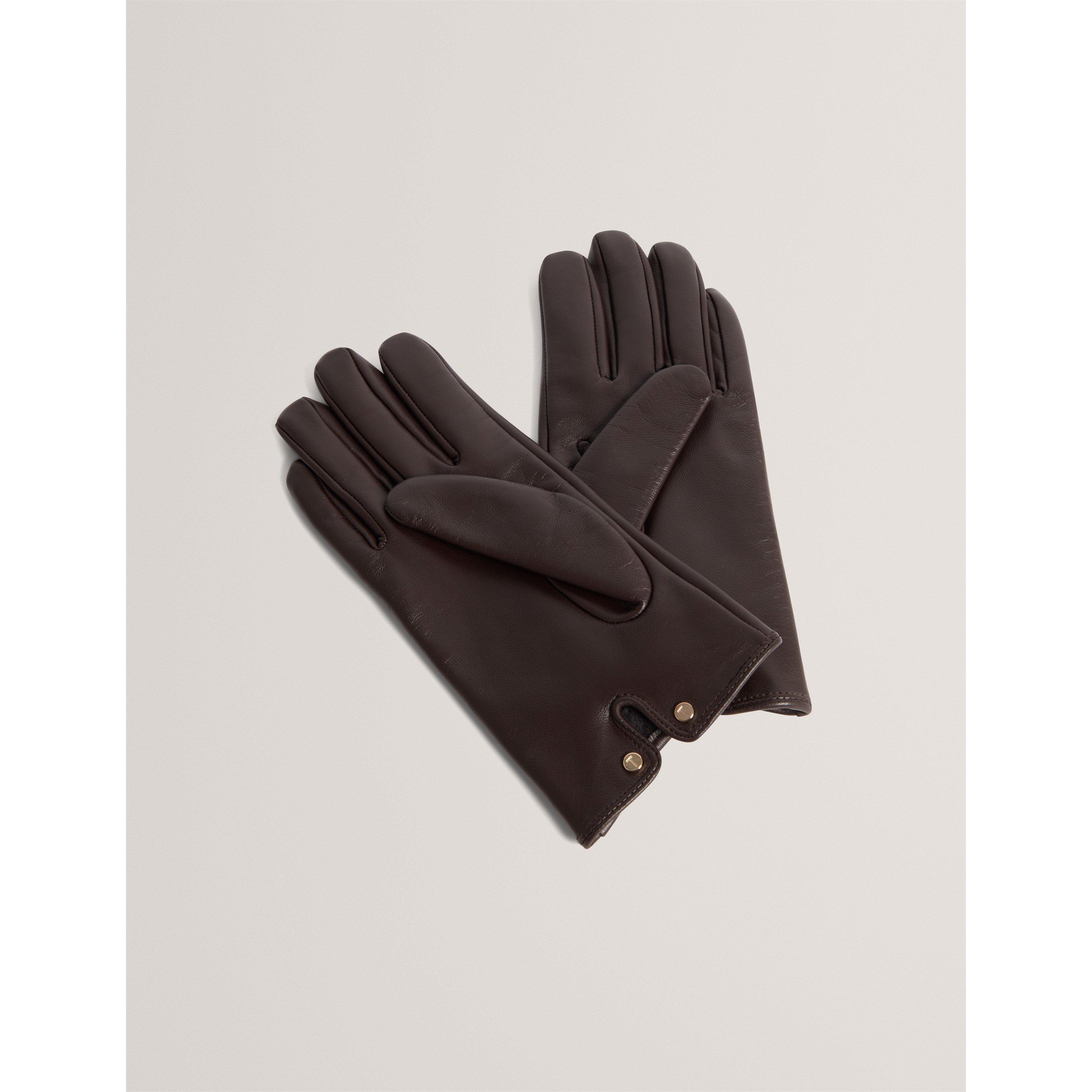 Ted Baker Women's Ted Bow Gloves Ld71 - Brn-Choc - S/M