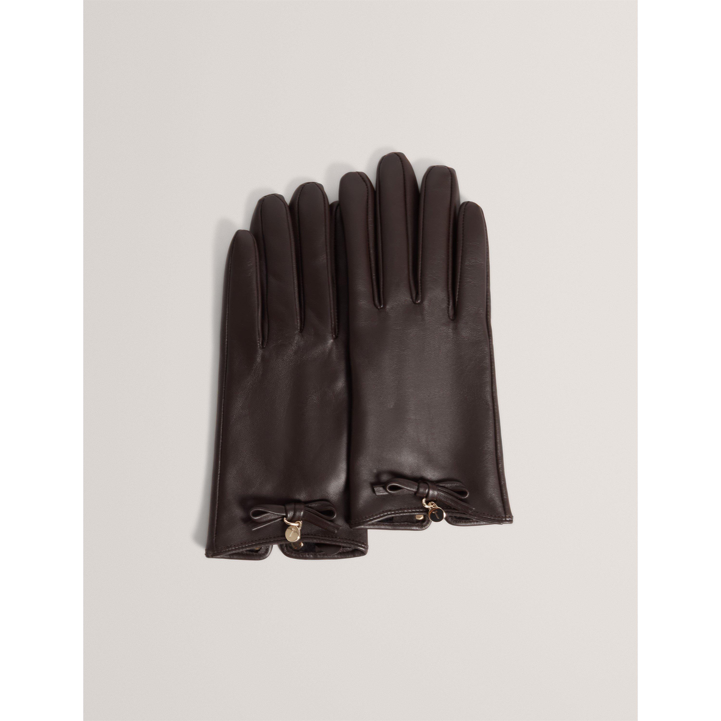 Brn-Choc - Ted Baker - Ted Bow Gloves Ld71 - 3
