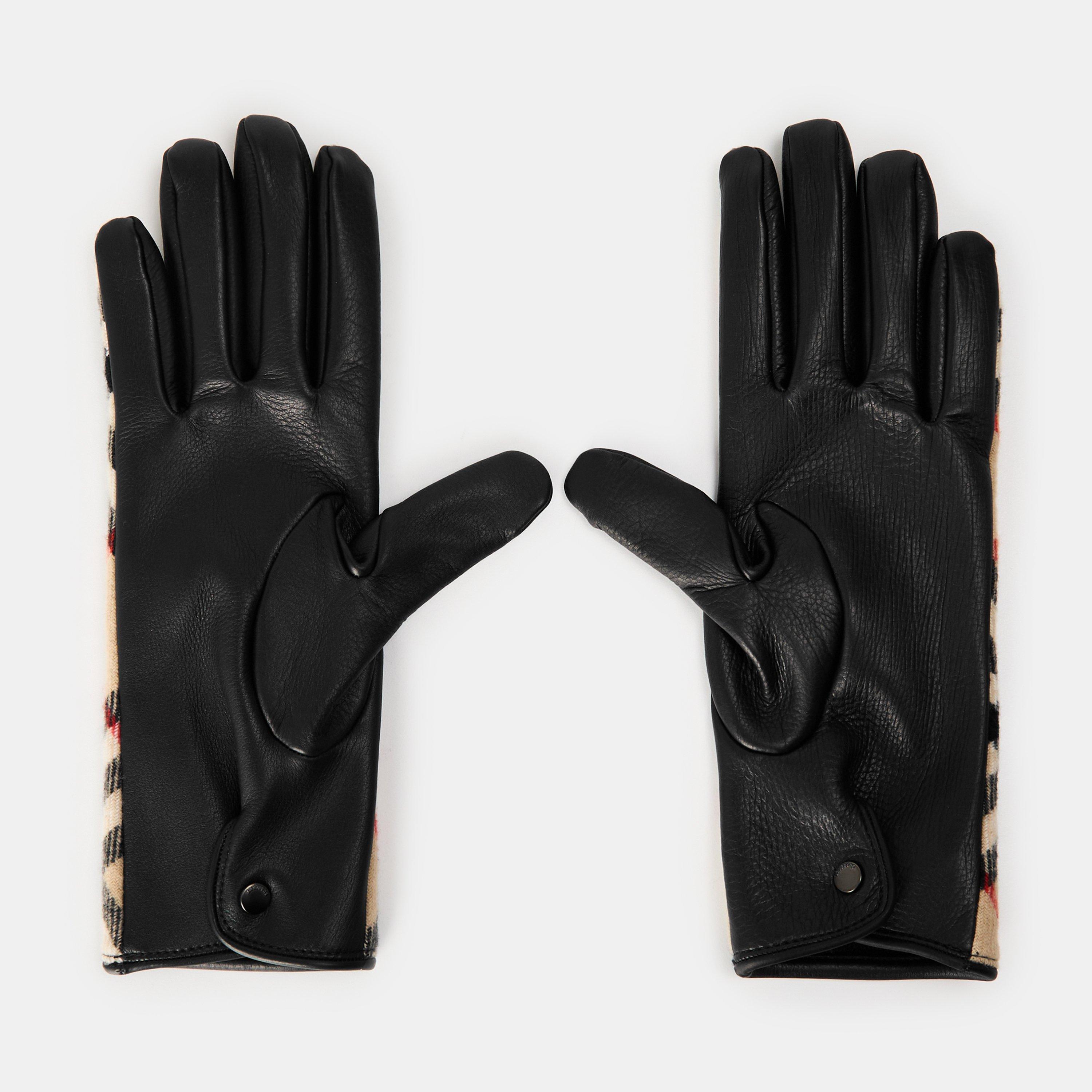 Sand IP Check - Burberry - Women's Leather Gloves - 2