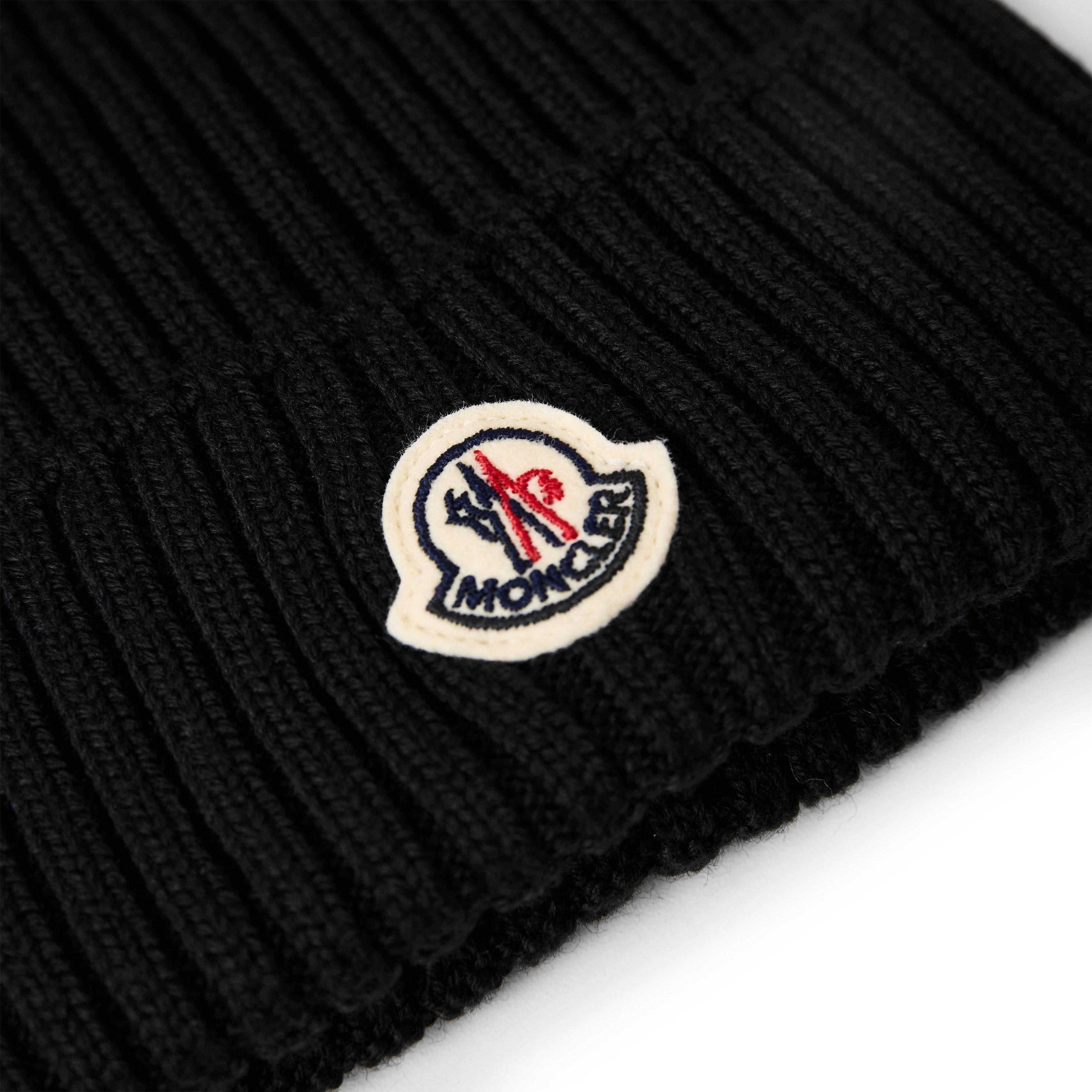 Black 742 - Moncler - Moncler Bobble Hat Jn64 - 3