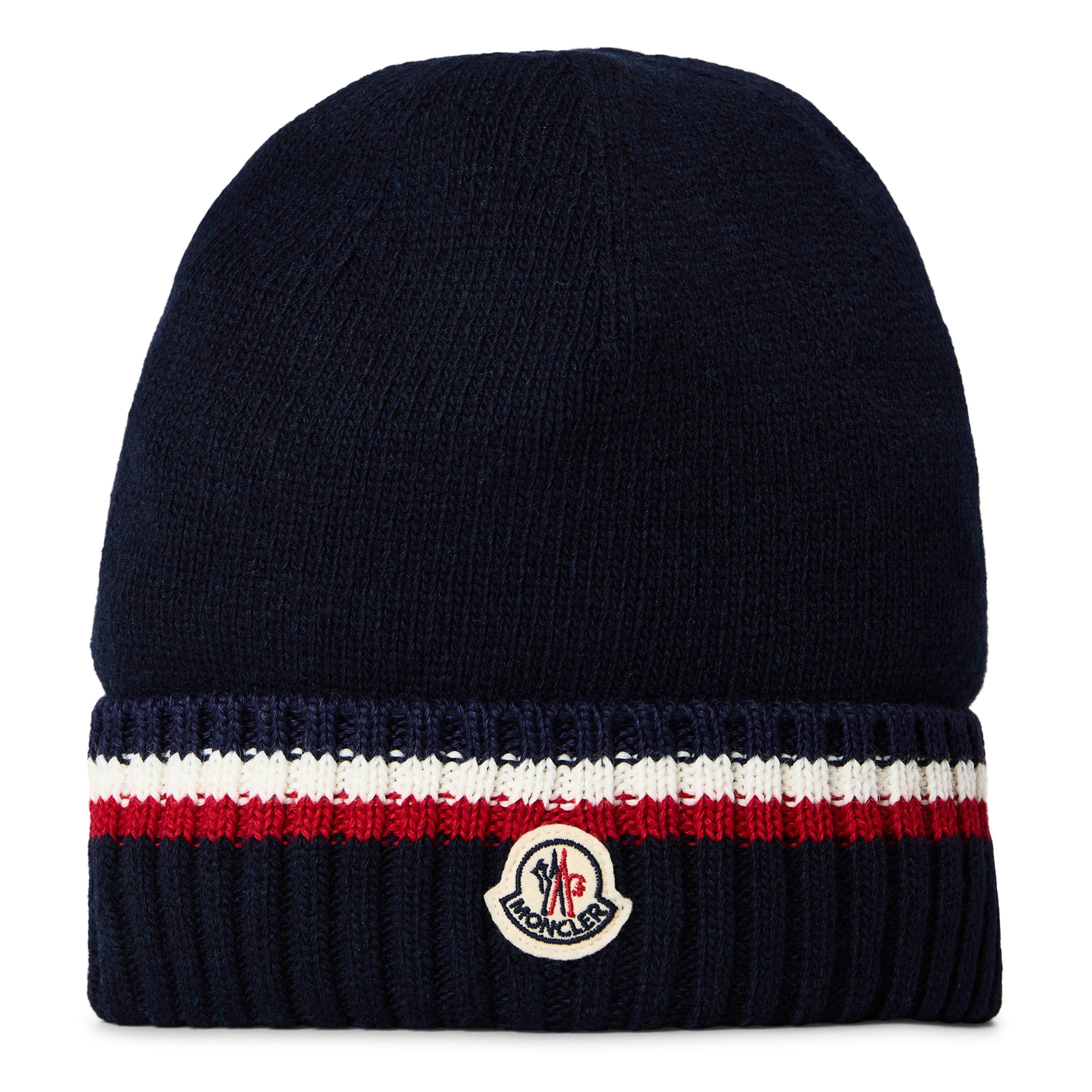 Moncler Moncler Strpe Beanie Jn64 - Navy 45 - L