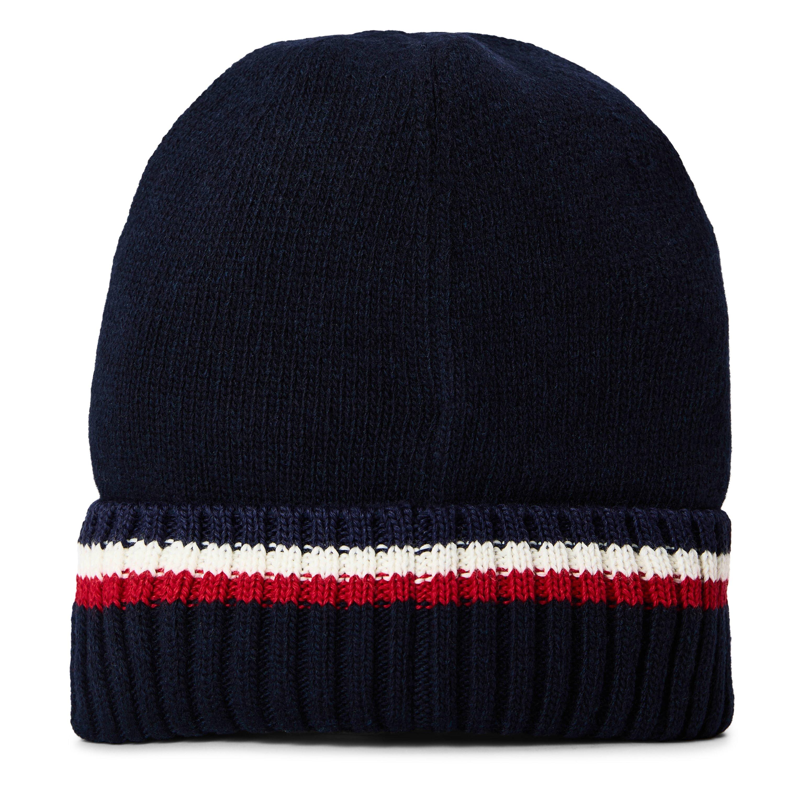 Navy 45 - Moncler - Moncler Strpe Beanie Jn64 - 2