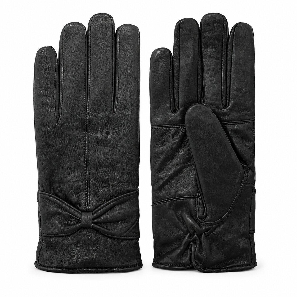 Zwart - Biba - Biba Leather Glove Ladies - 1