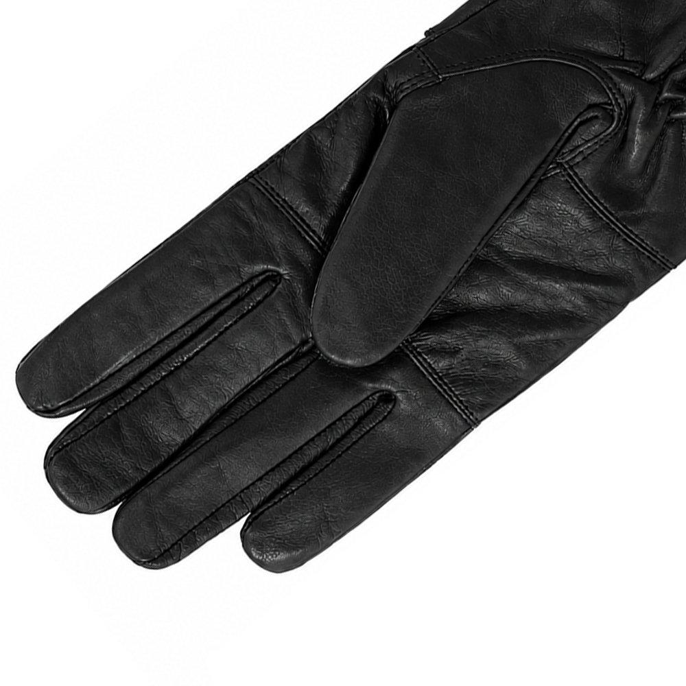 Zwart - Biba - Biba Leather Glove Ladies - 5