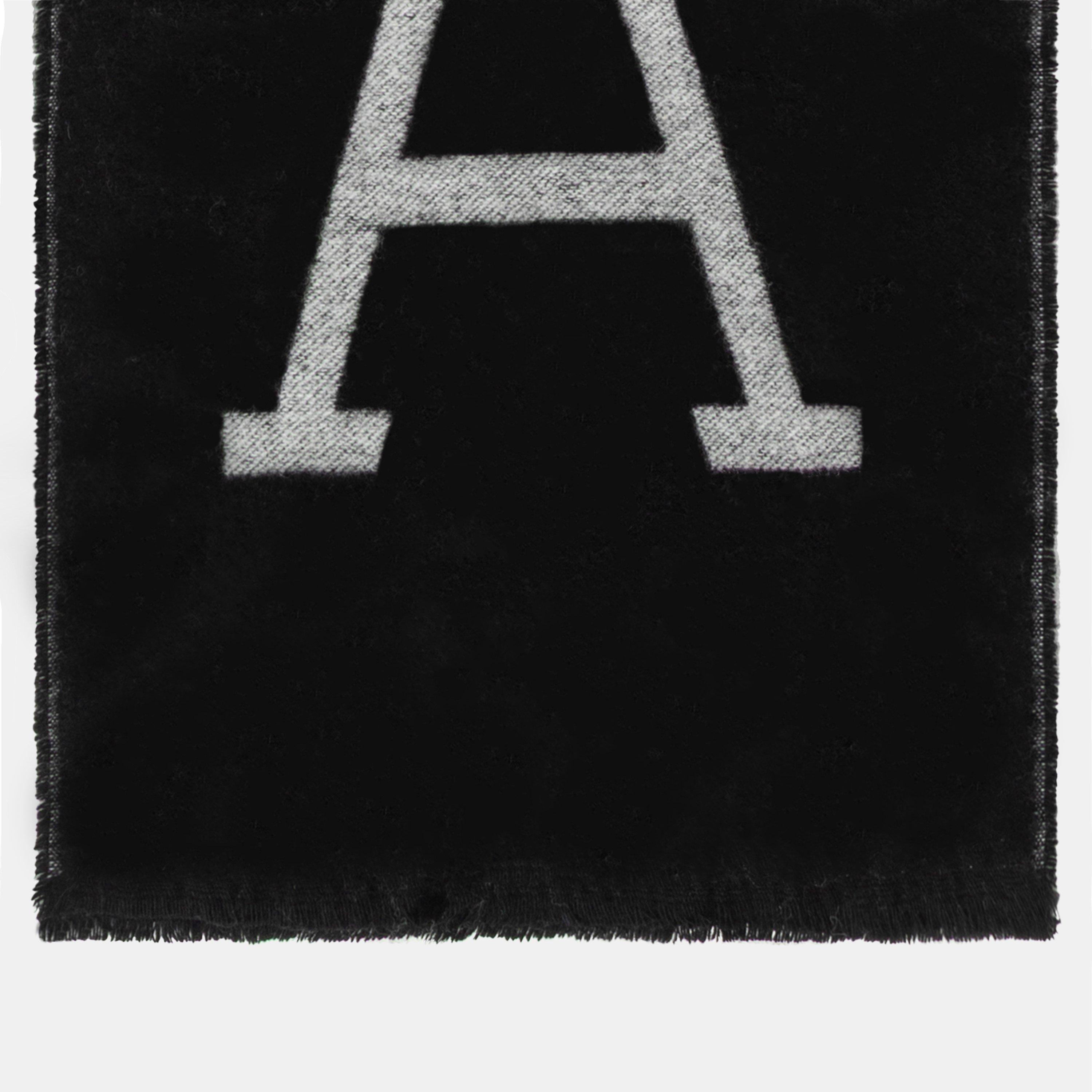 Black/Grey - Arctic Army - Men's Knitted Scarf - 3