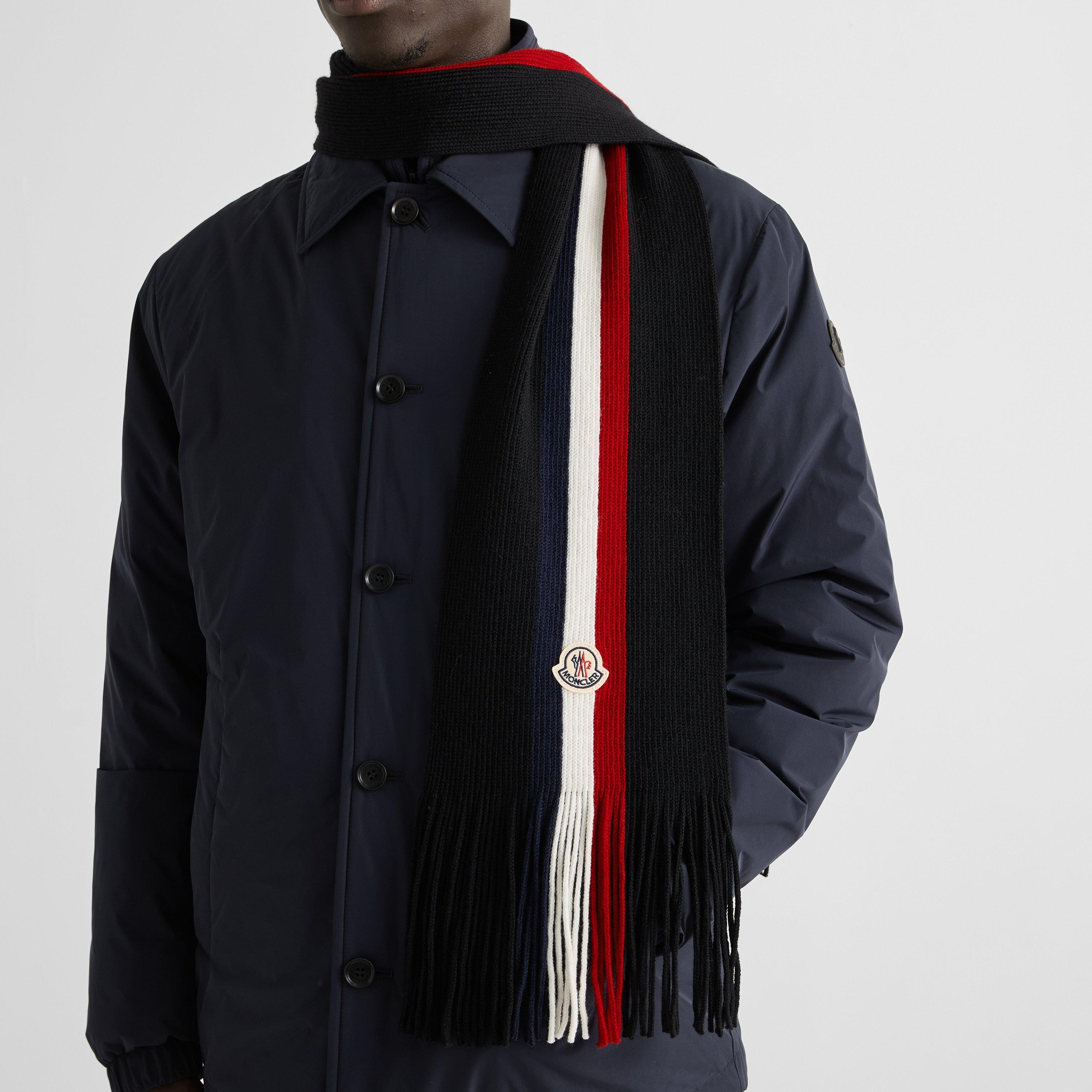Black 999 - Moncler - Moncler Tri Scarf Sn64 - 2