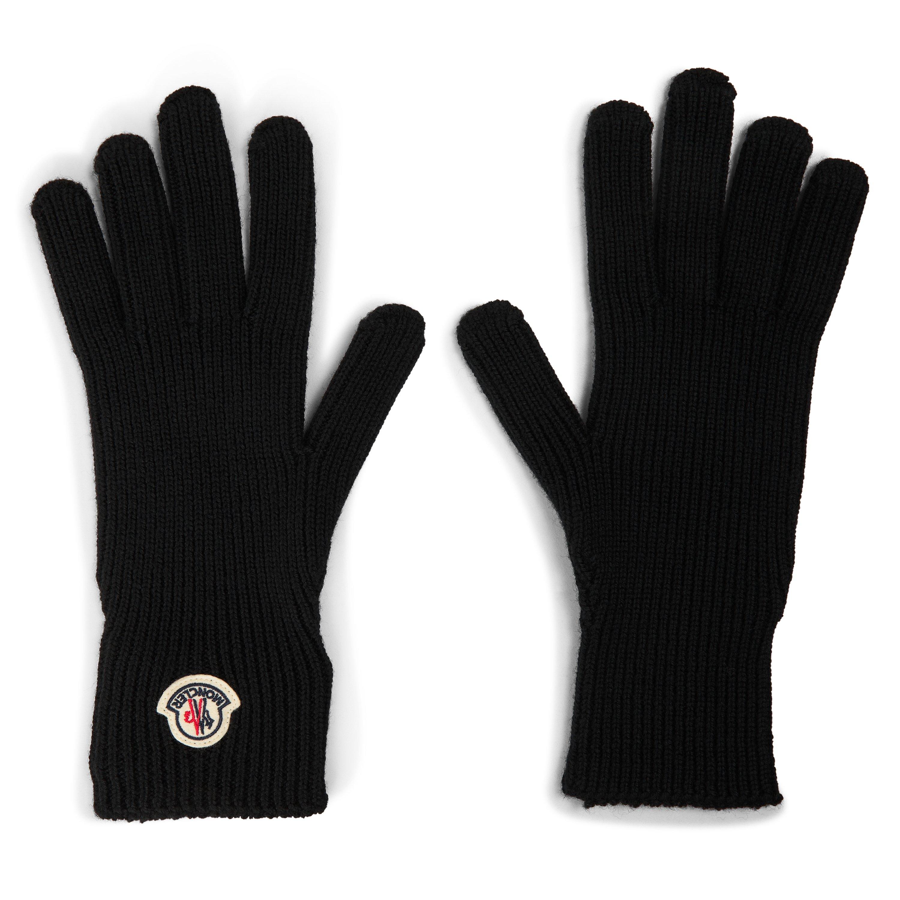Black 999 - Moncler - Moncler Knt Glove Sn64 - 1