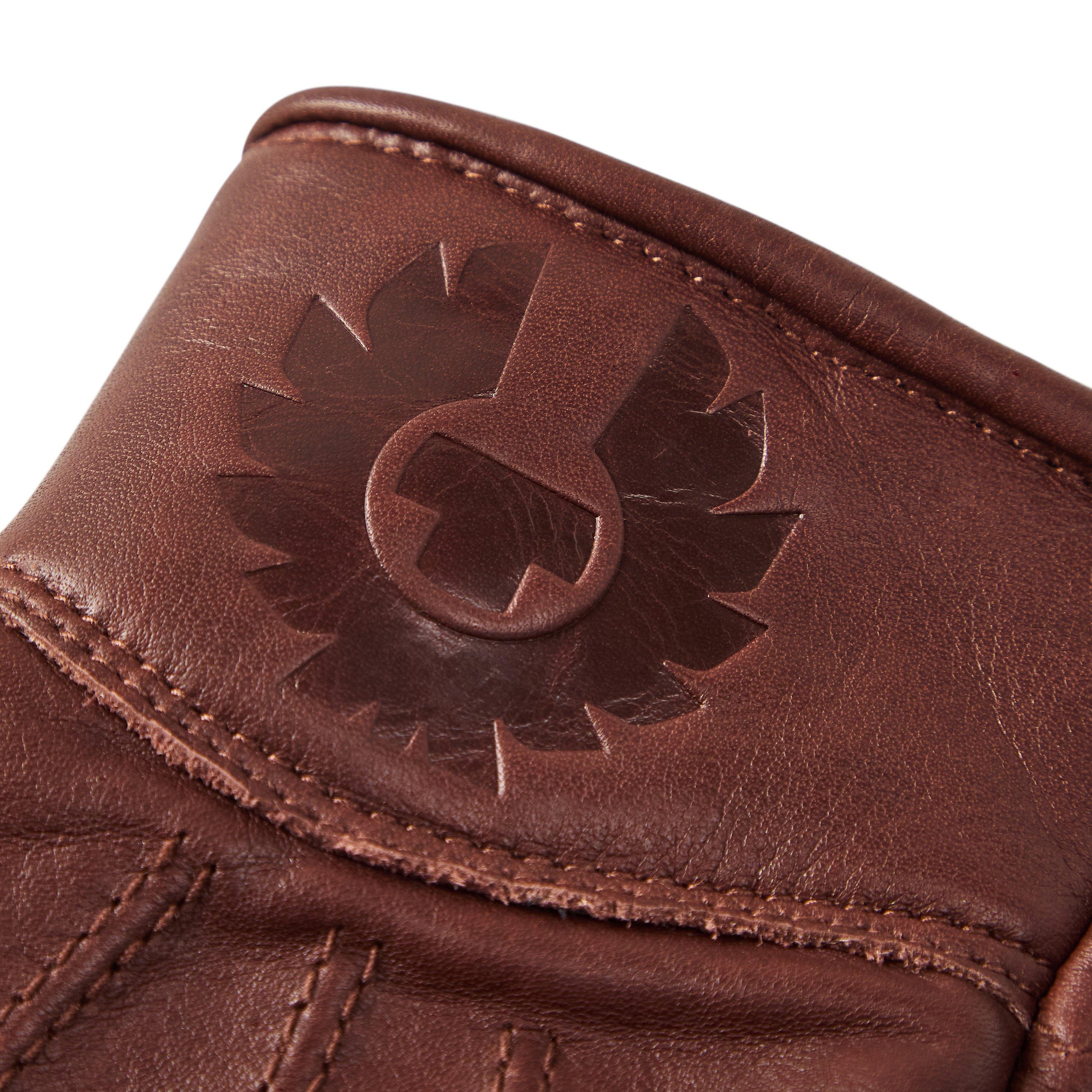 Tan - Belstaff - Men's Clinch Glove Leather Gloves - 3