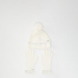 Ted Baker Knitted Hat & Glove Novelty Gift Set