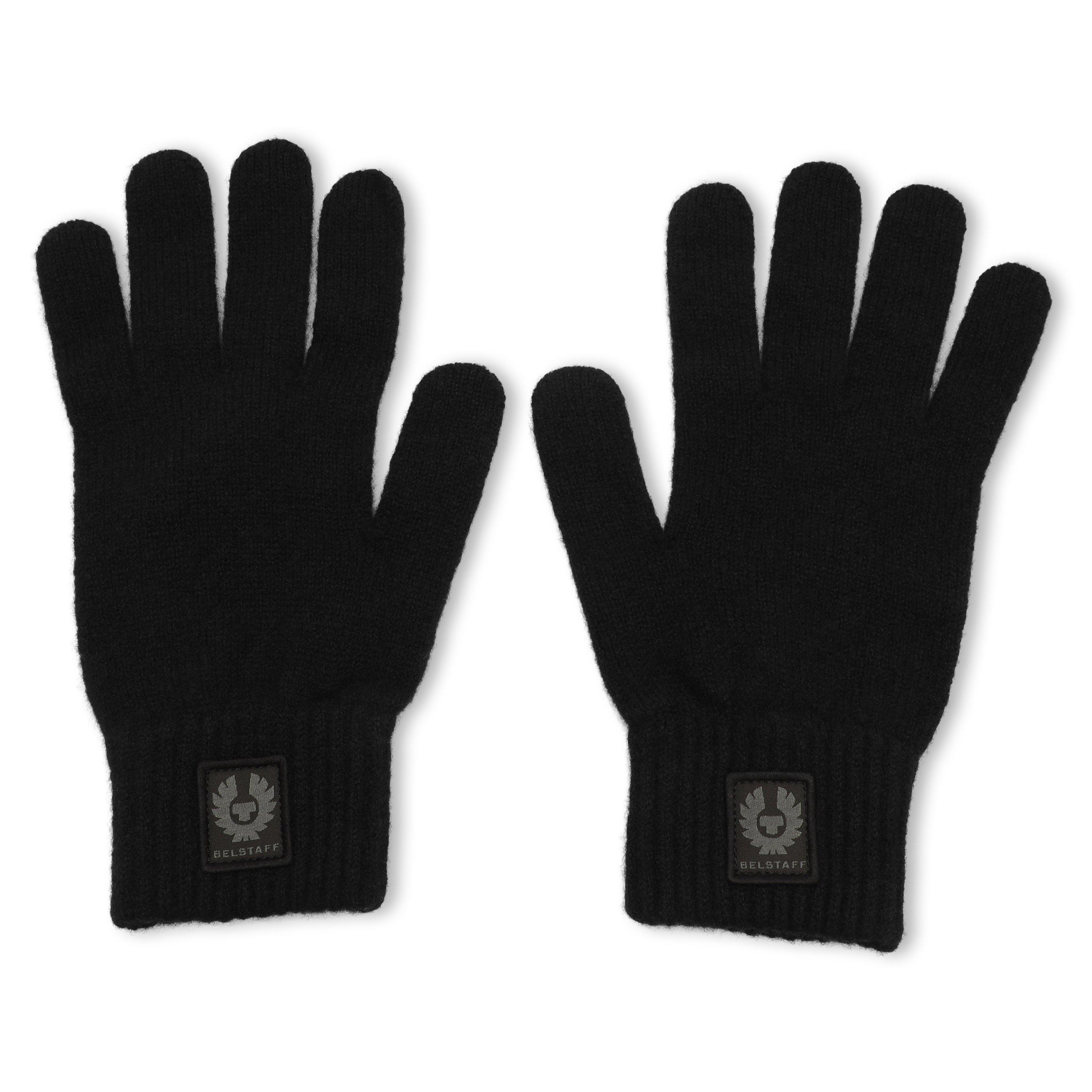 Black - Belstaff - Dock Knitted Gloves - 1