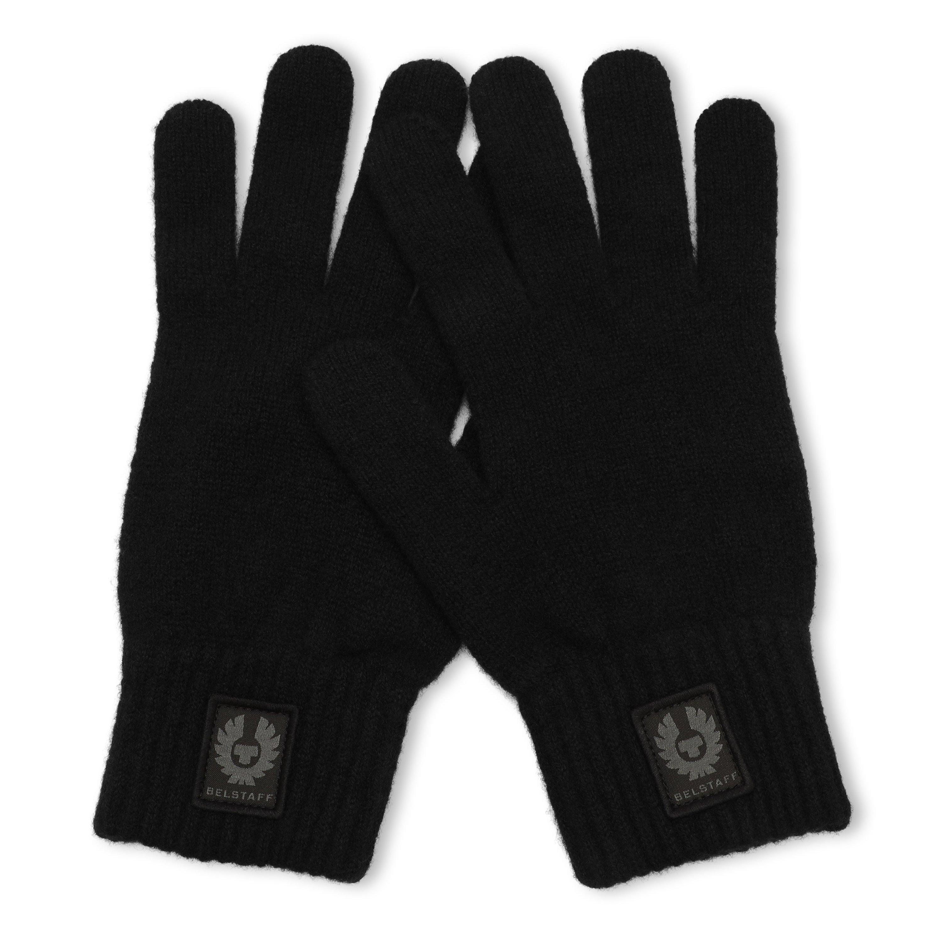 Black - Belstaff - Dock Knitted Gloves - 3
