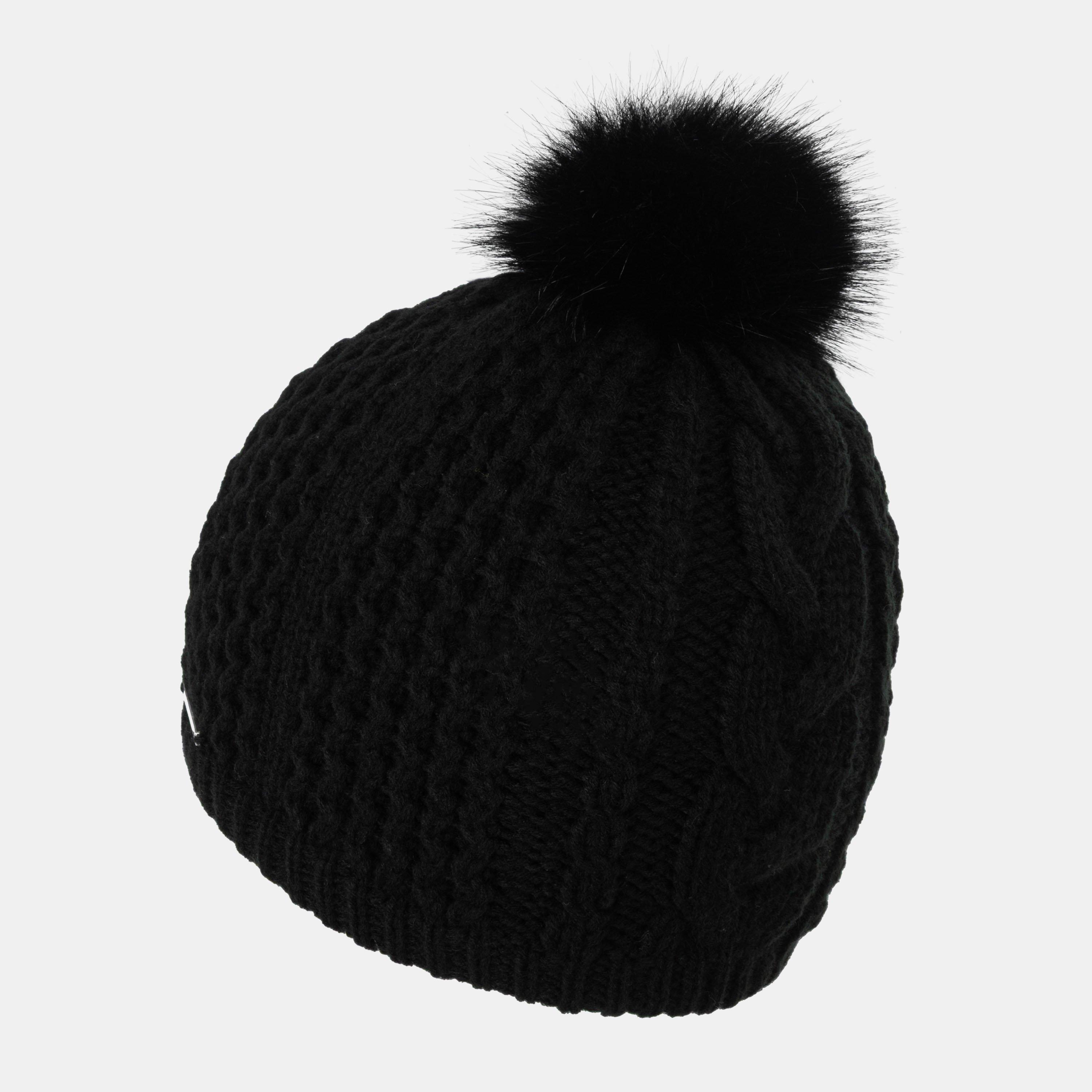 Schwarz - Nevica - Vail Chunky Cable Knit Acrylic Beanie - 3