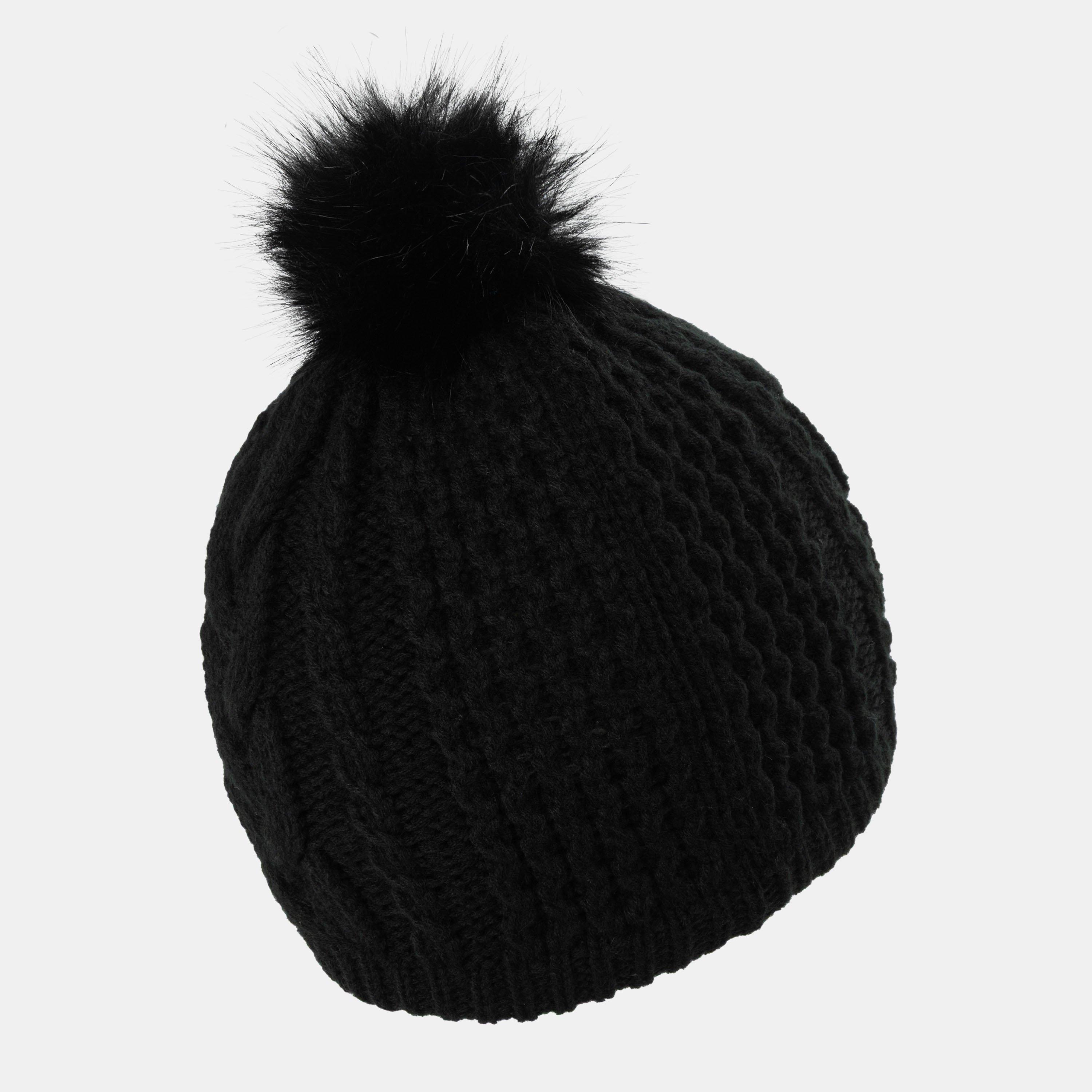 Schwarz - Nevica - Vail Chunky Cable Knit Acrylic Beanie - 5