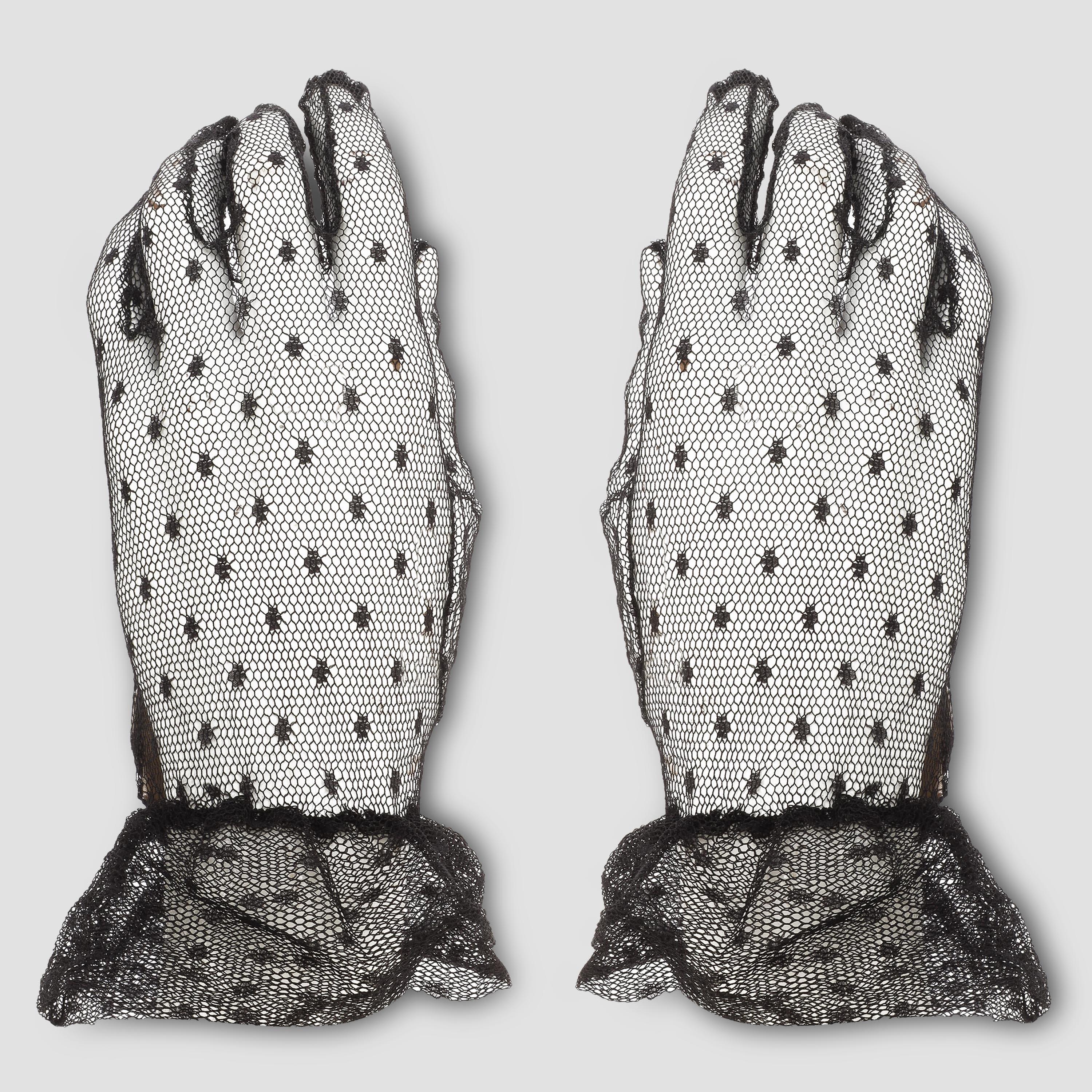 Black - Gucci - Women's Knitted Gloves - 2