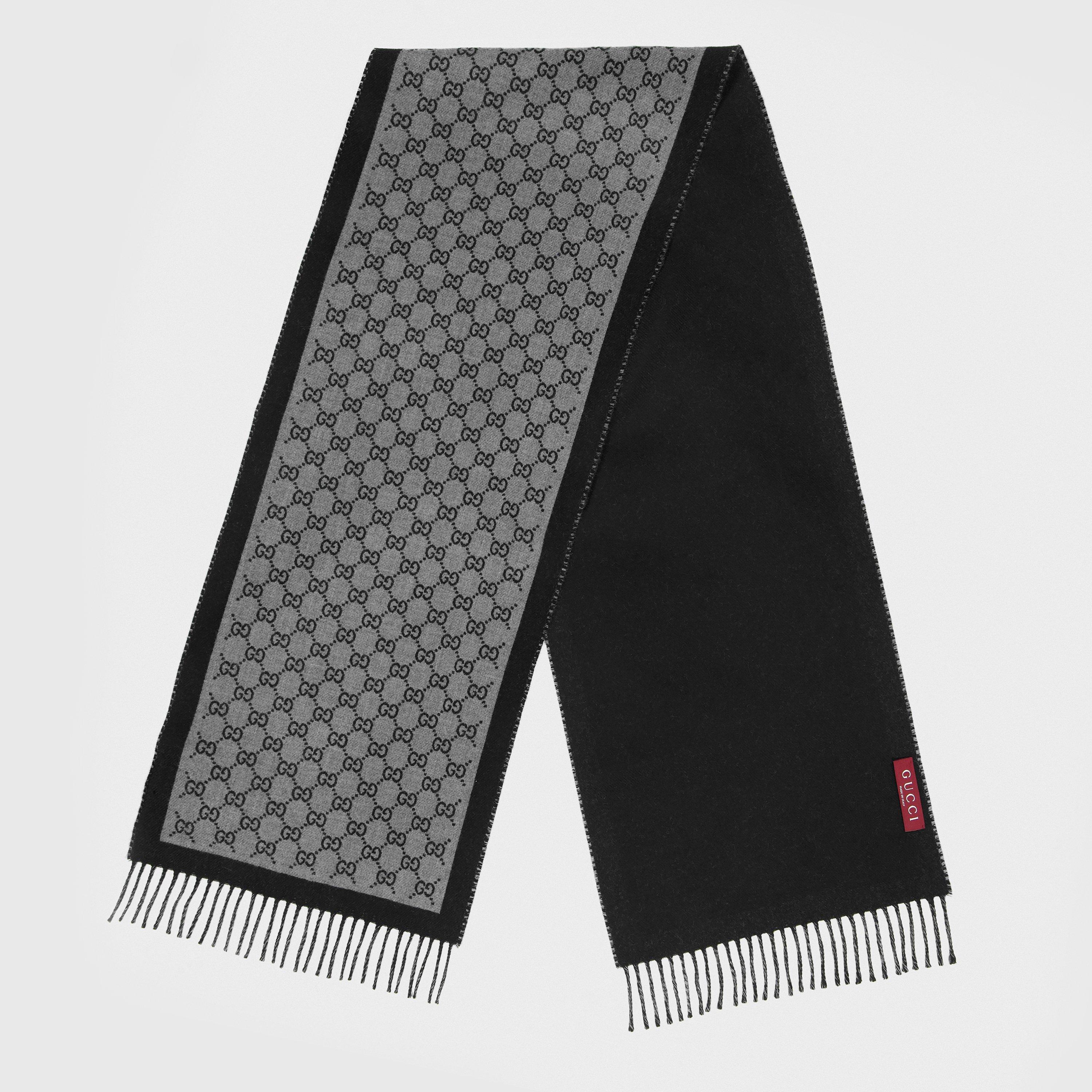 Black - Gucci - Men's Midweight Scarf - 1