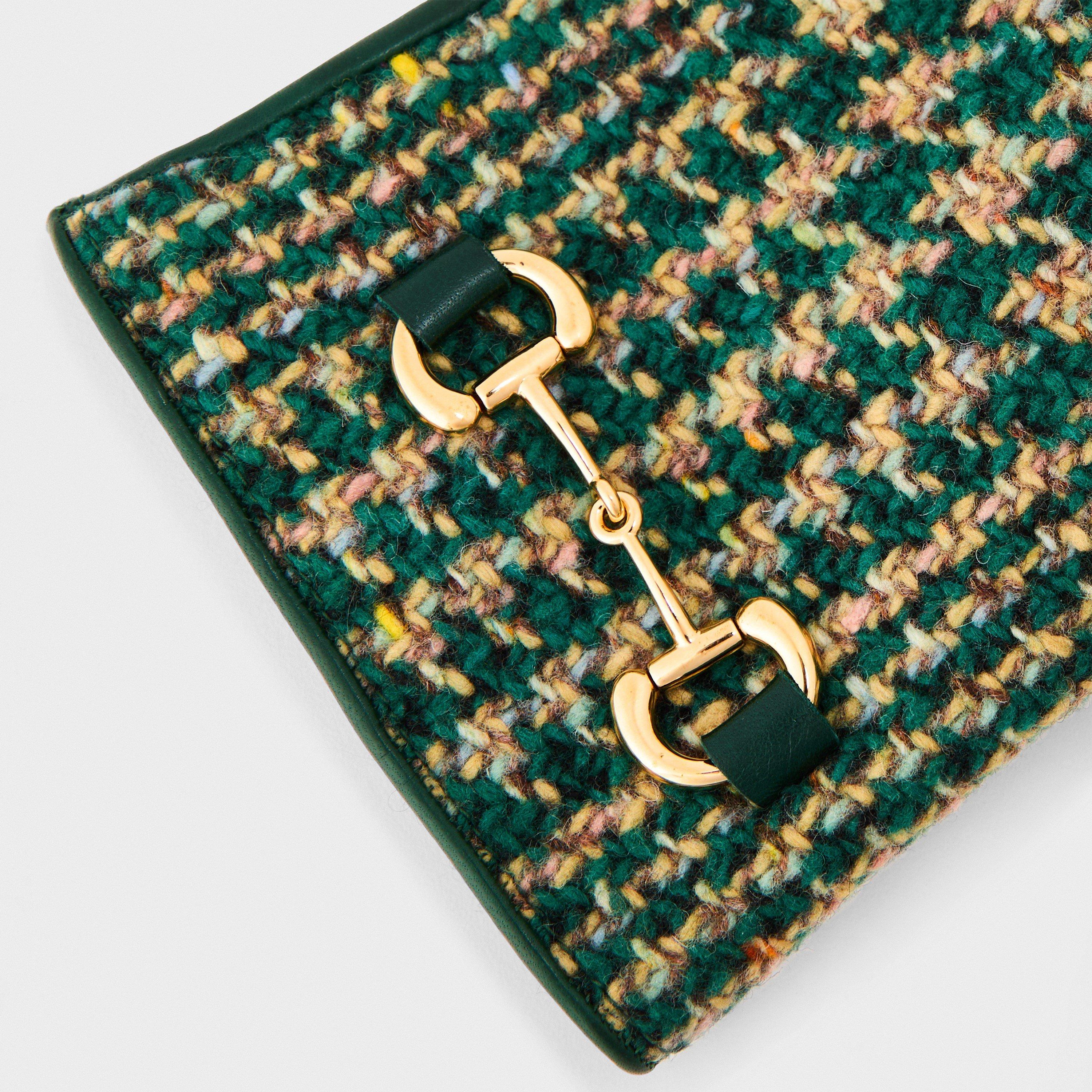 Citron/Drk Grn - Gucci - Women's Leather Gloves - 3