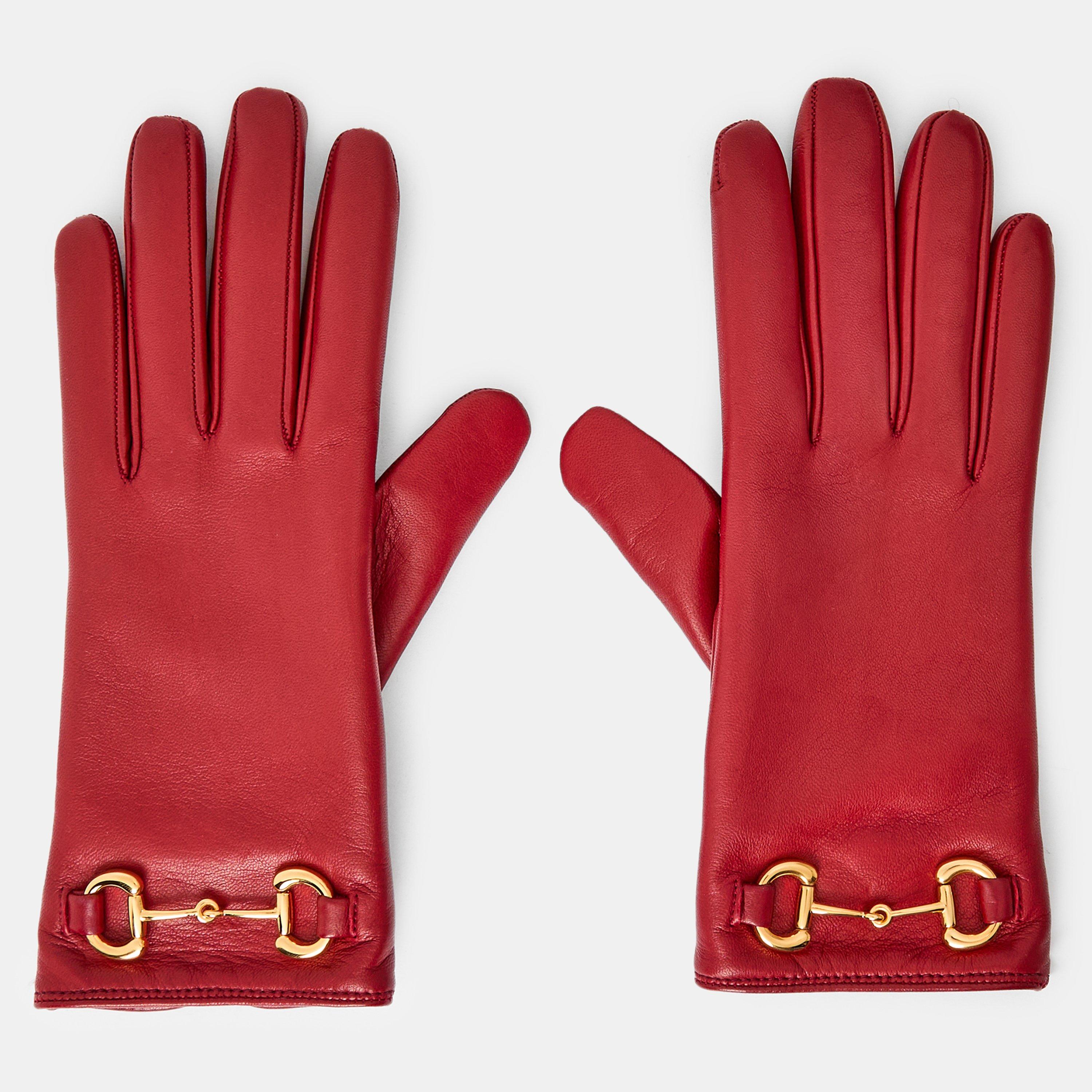 Gucci Women's Leather Gloves | Cruise Fashion