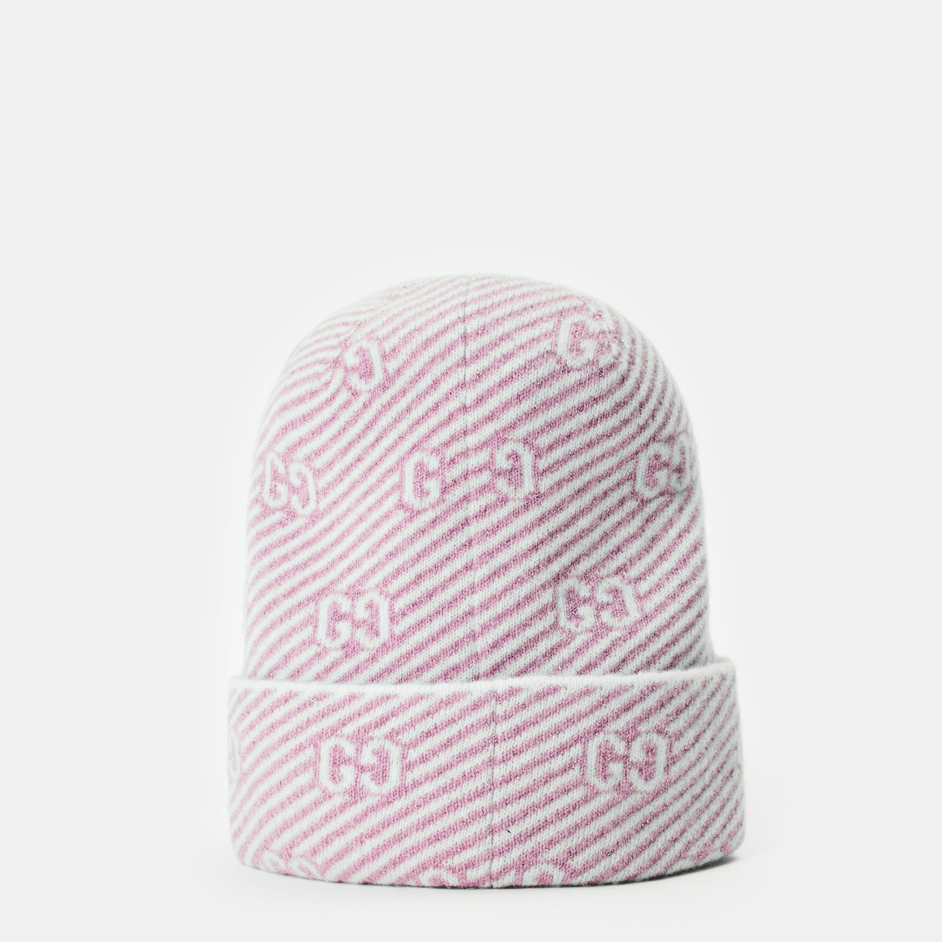 Roseate/Ivory - Gucci - Women's Knit Stretch Fit Beanie - 2