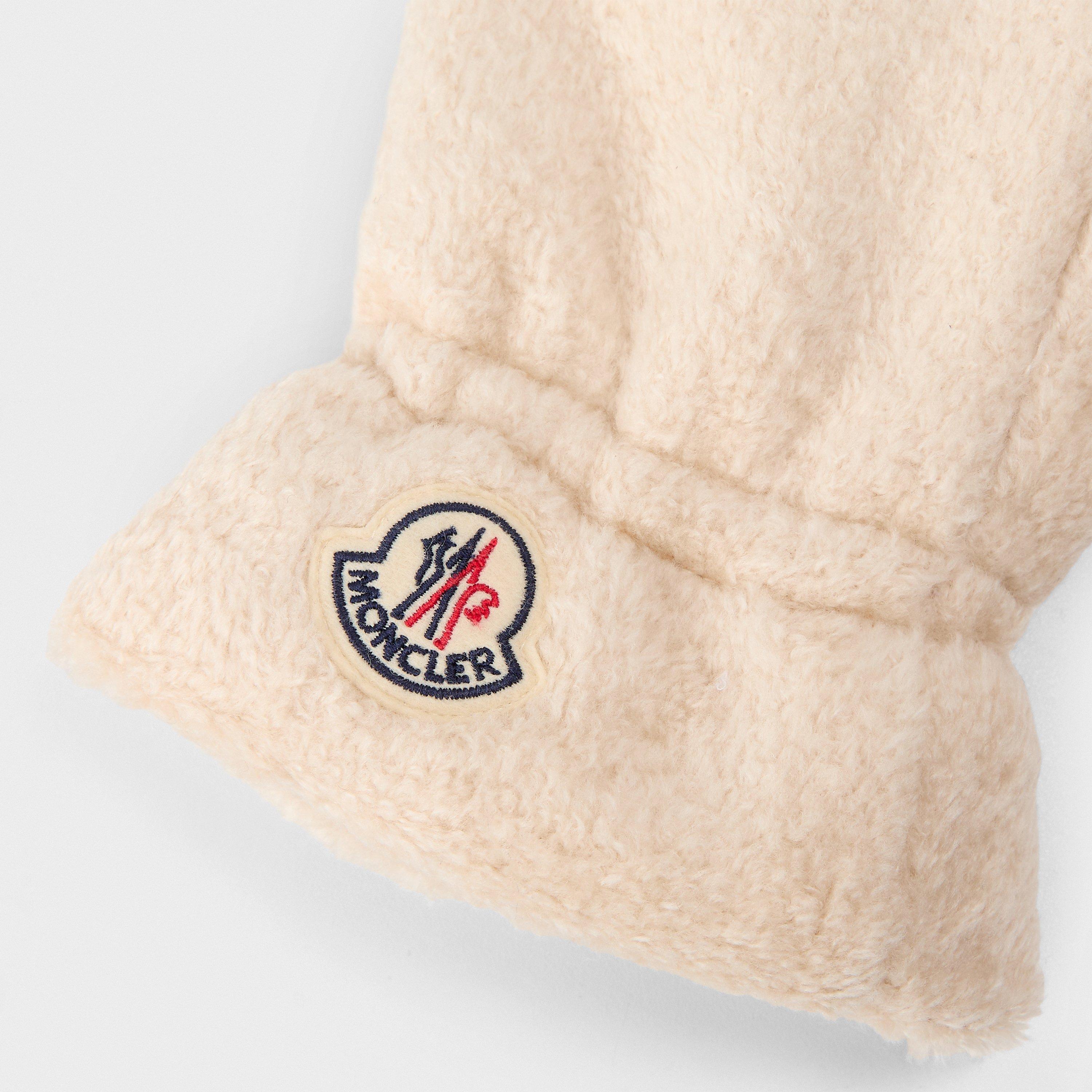 Cream 050 - Moncler - Women's Knitted Gloves - 4