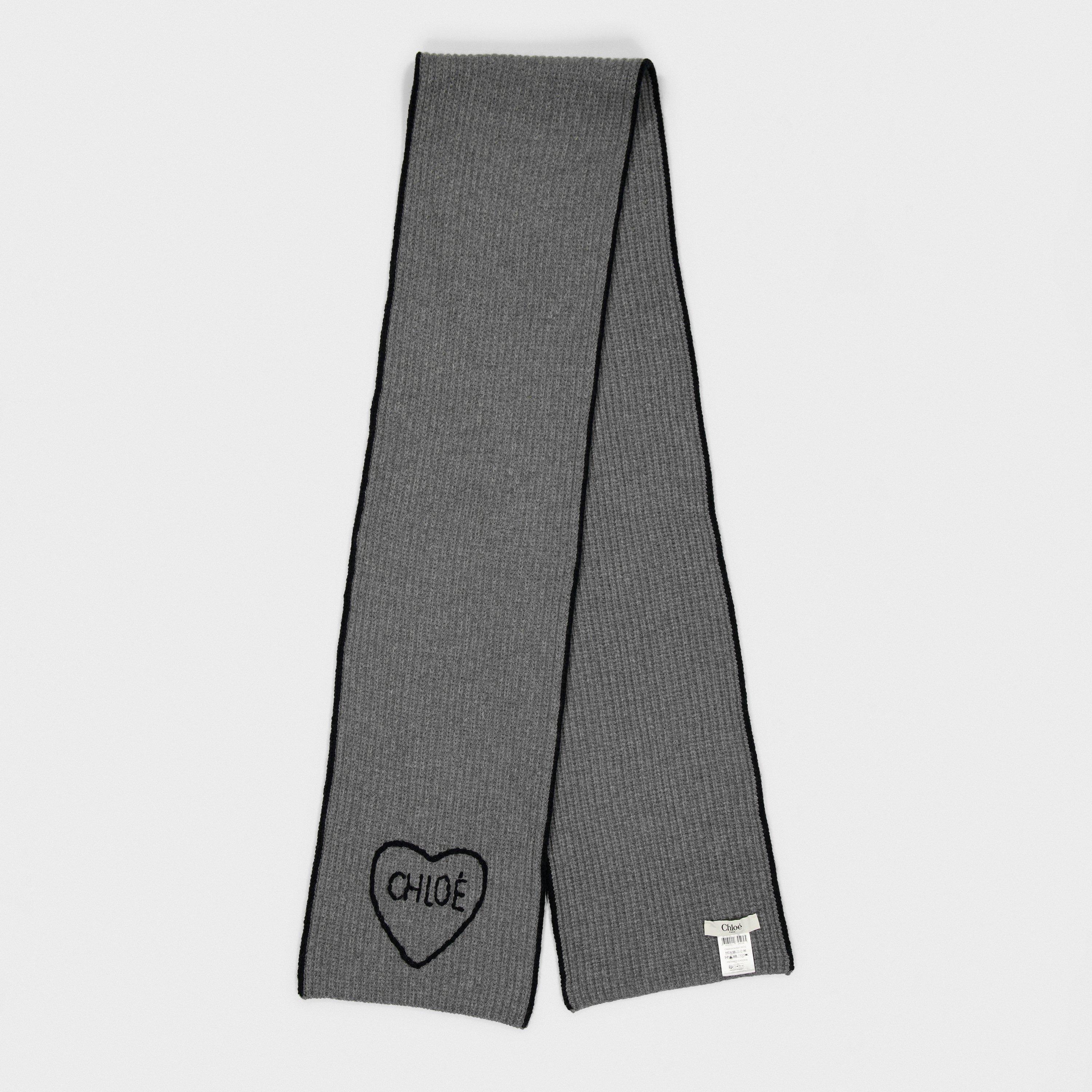 Divine Grey - Chloe - Women's Encoeur Knitted Scarf - 1